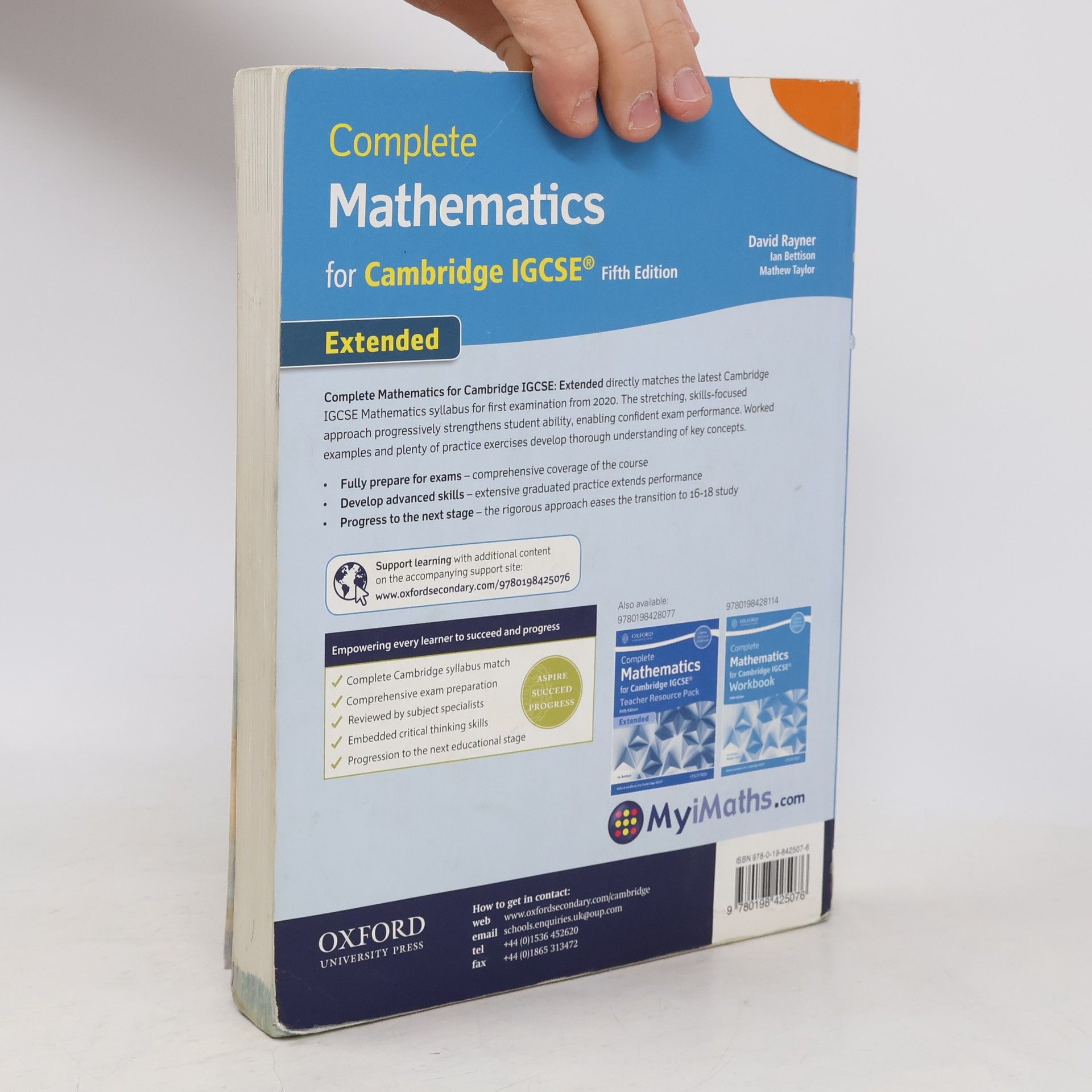 David Rayner Complete Mathematics for Cambridge IGCSE® Student Book