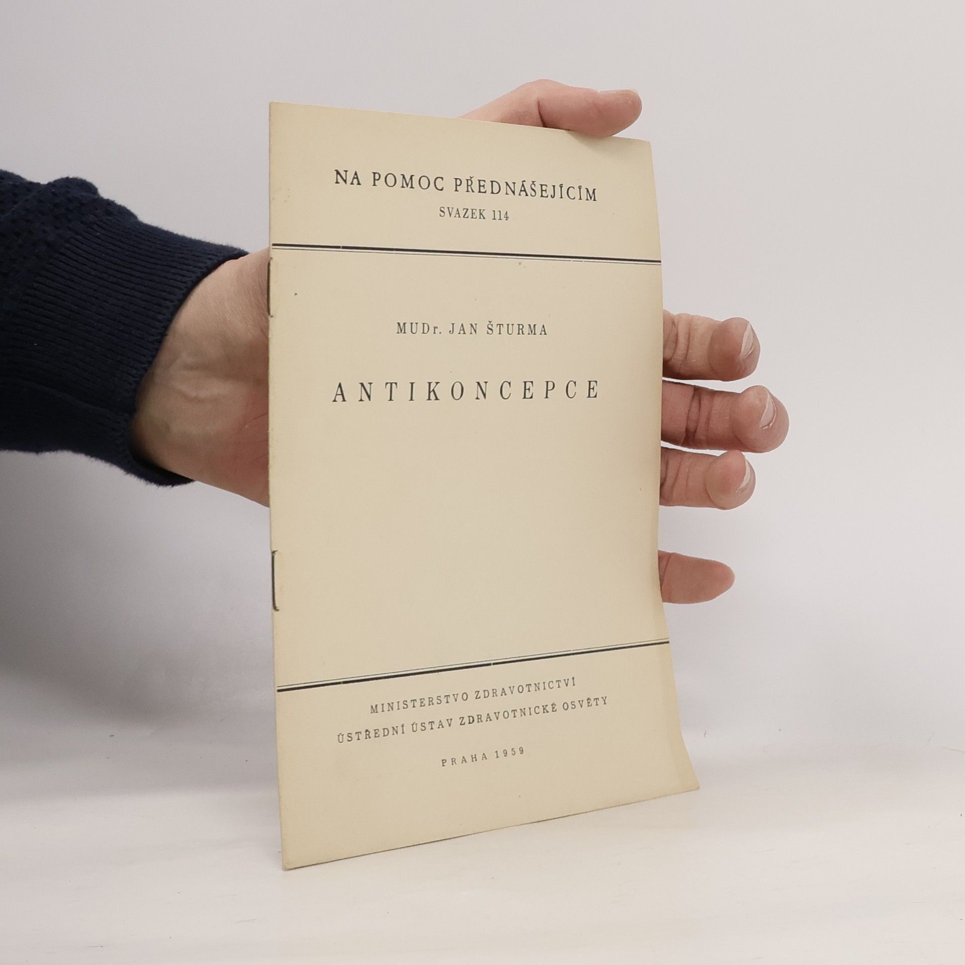 Jan Šturma Antikoncepce