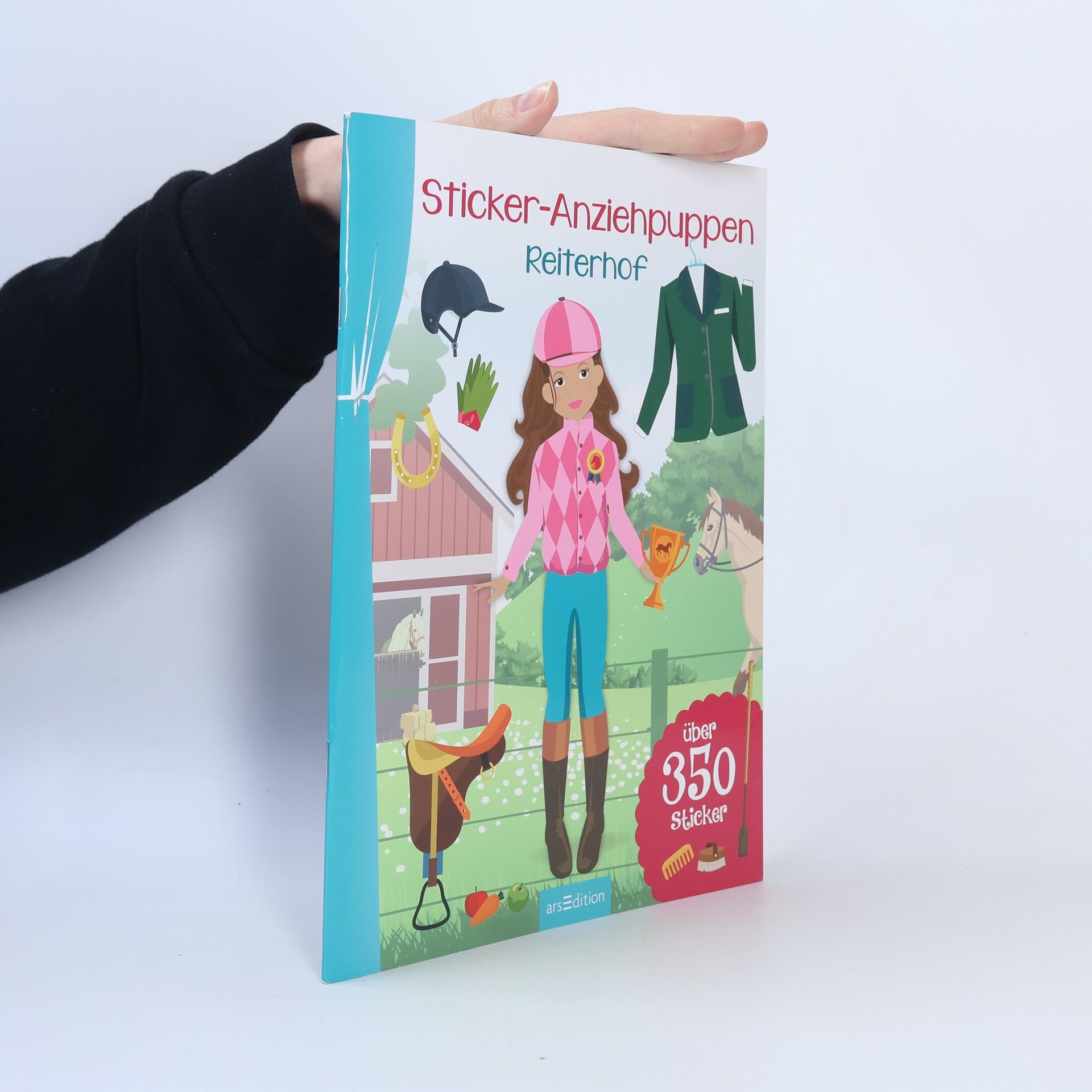 Eva Schindler Sticker-Anziehpuppen Reiterhof