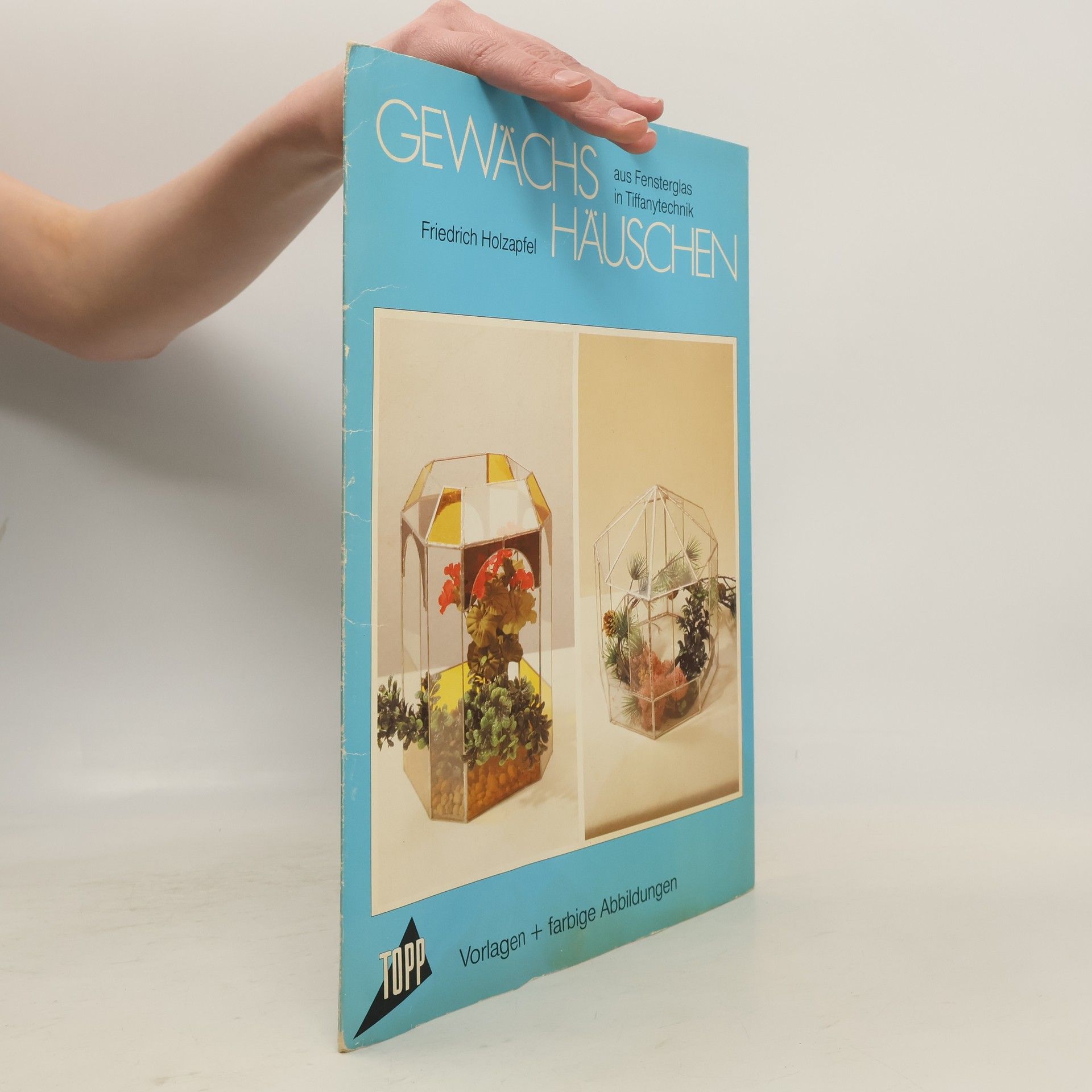 Friedrich Holzapfel Gewächshäuschen aus Fensterglas in Tiffanytechnik