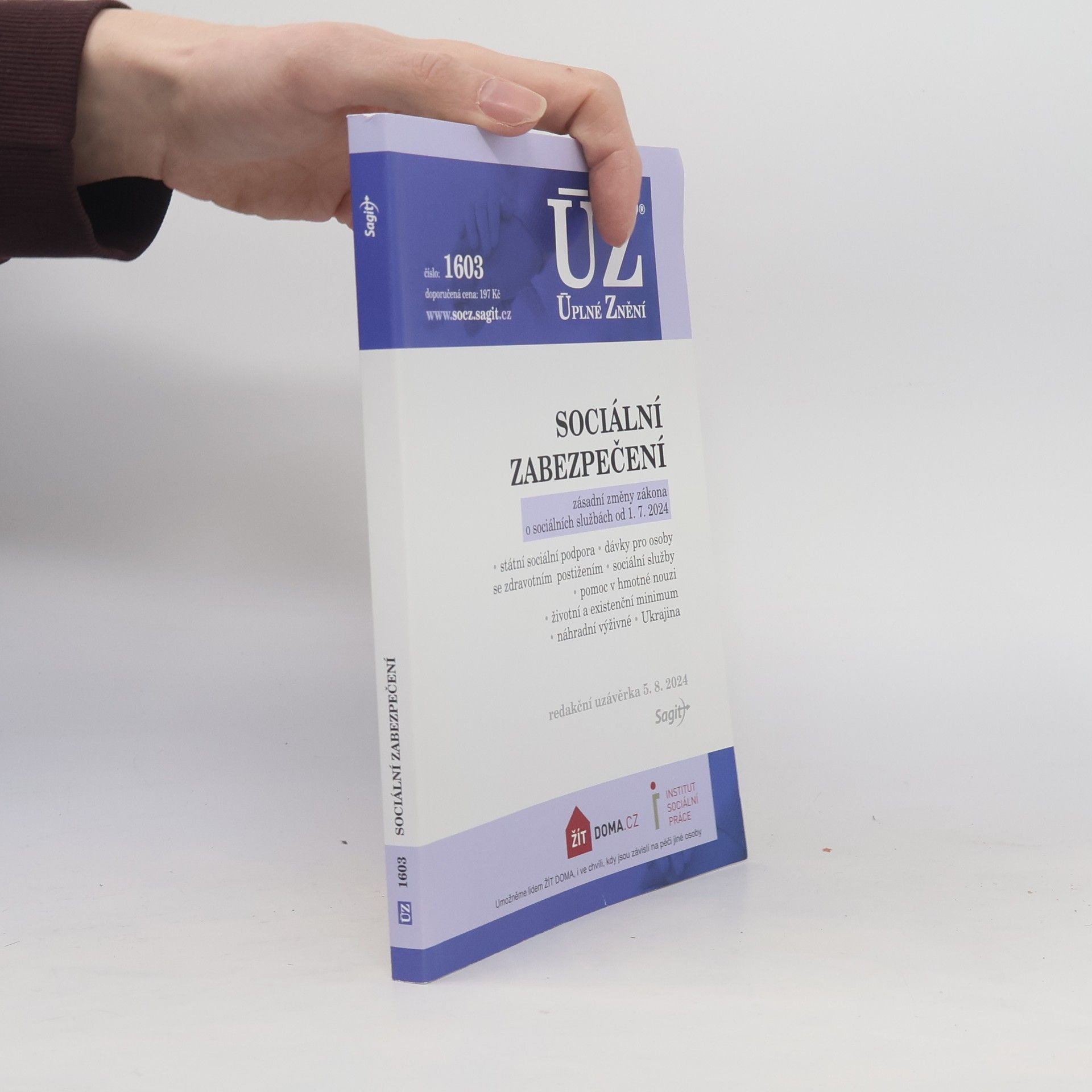 Kolektiv autorů ÚZ 1603 Sociální zabezpečení