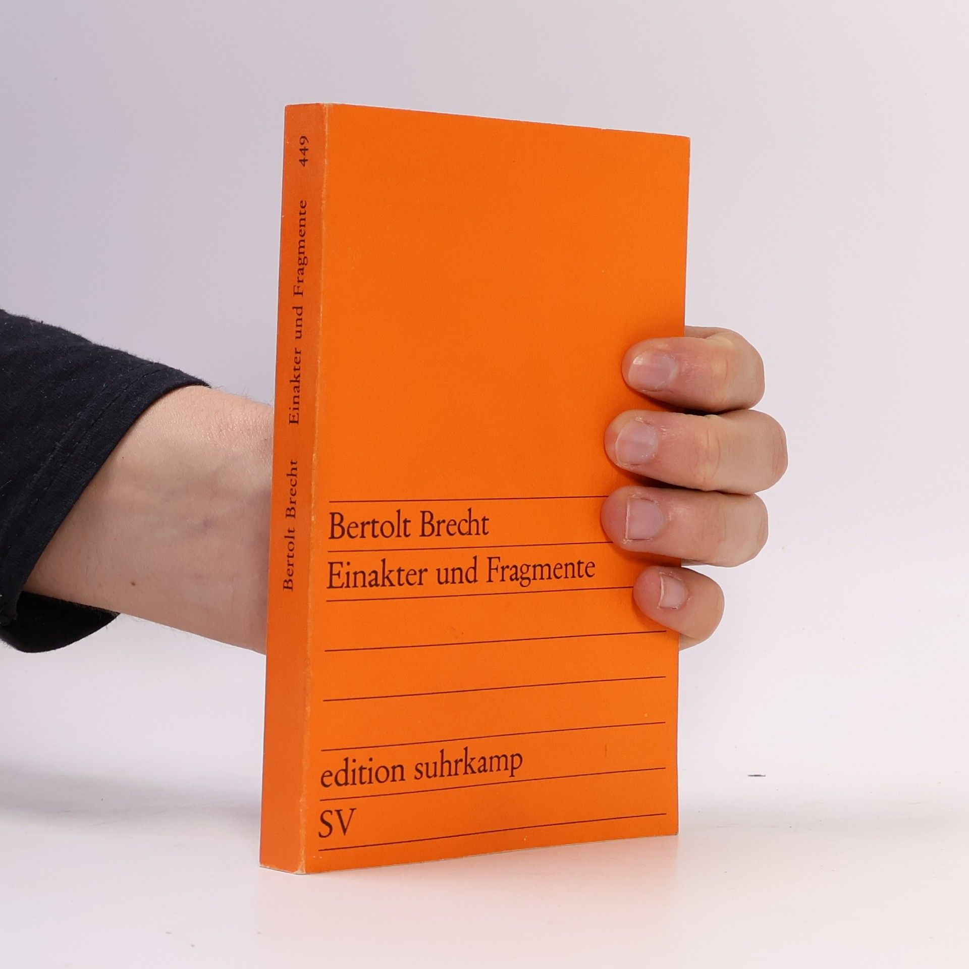 Bertolt Brecht Einakter und Fragmente.