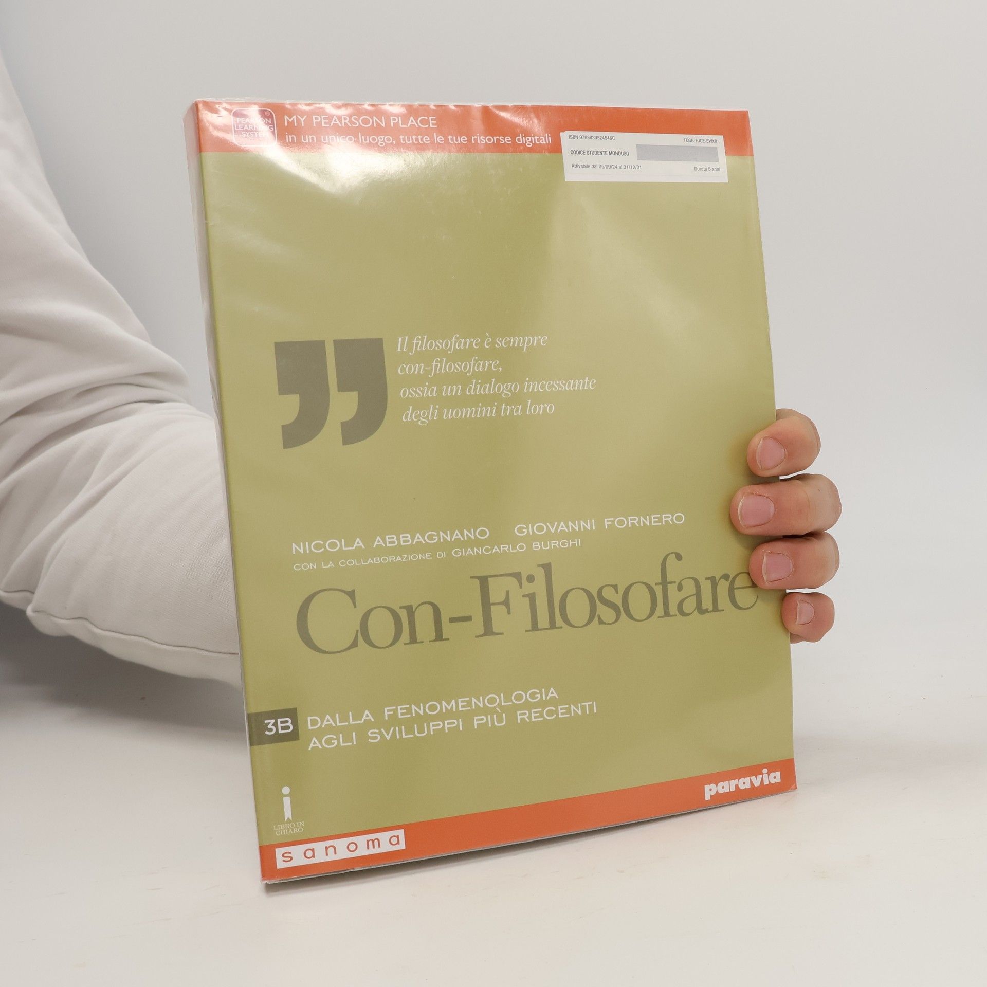 Nicola Abbagnano Con-Filosofare 3B