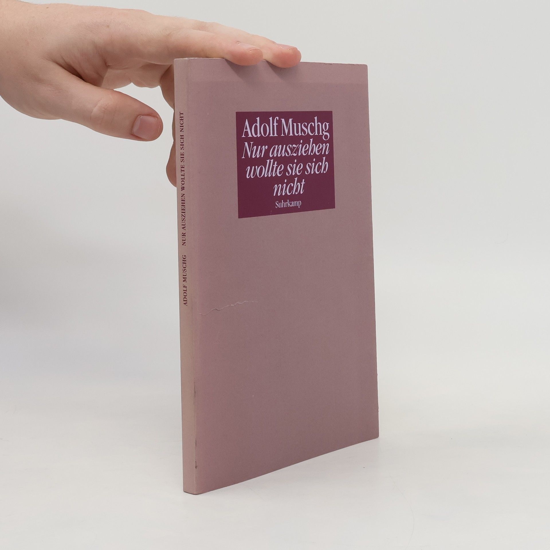 Adolf Muschg Nur ausziehen wollte sie sich nicht