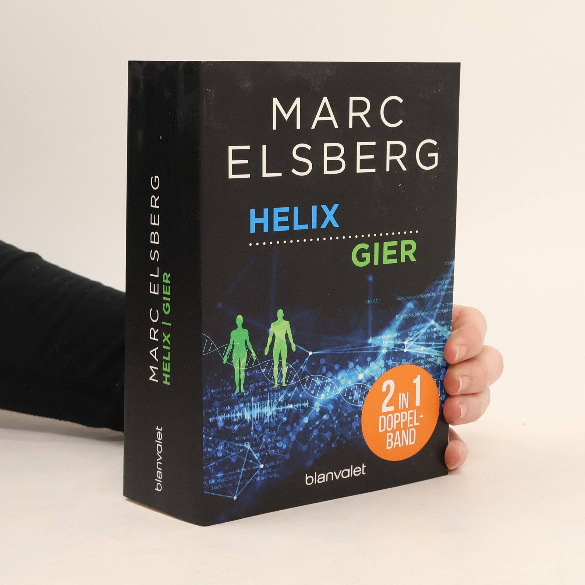 Marc Elsberg Helix, Gier