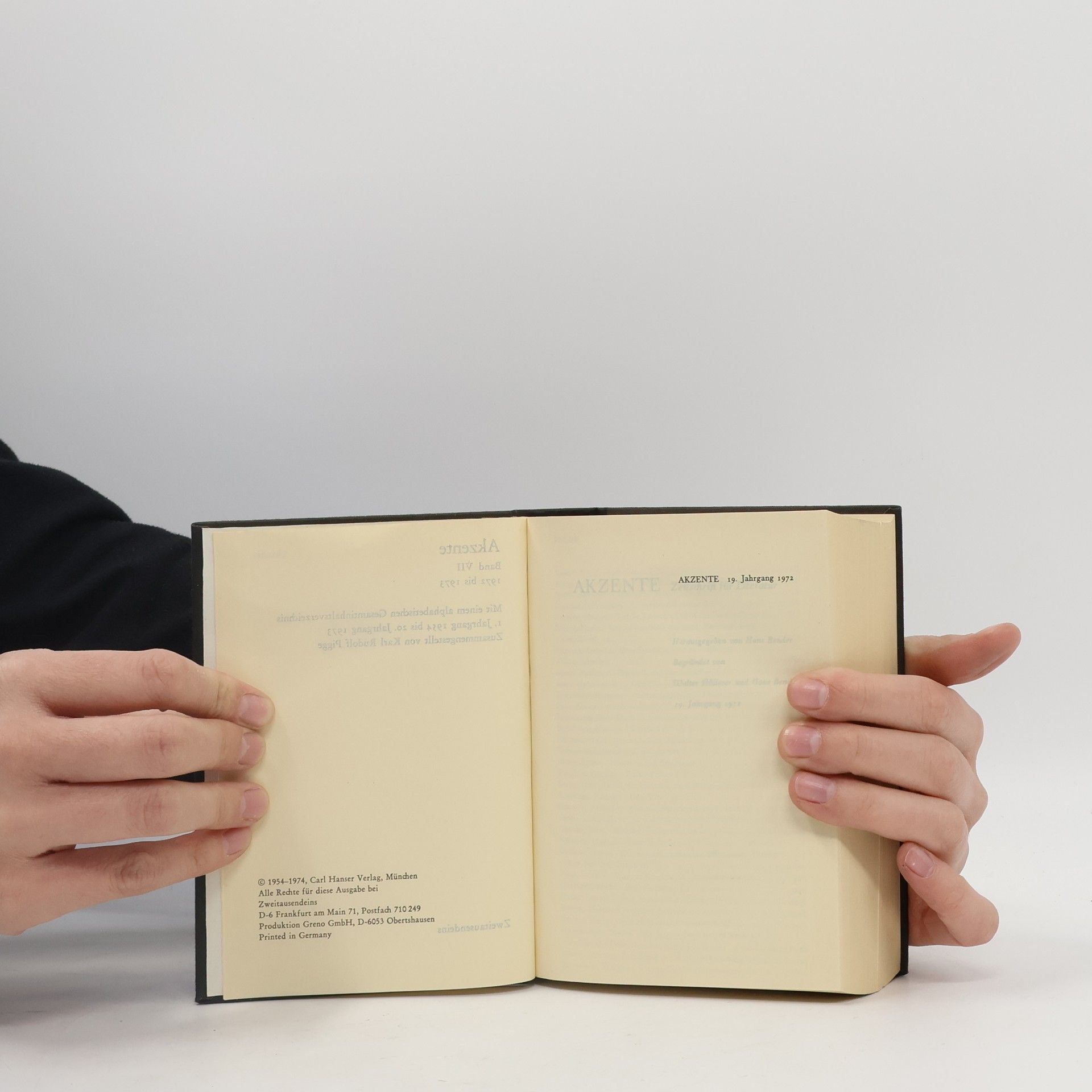 Autorenkollektiv Akzente VII. 1972 bis 1973