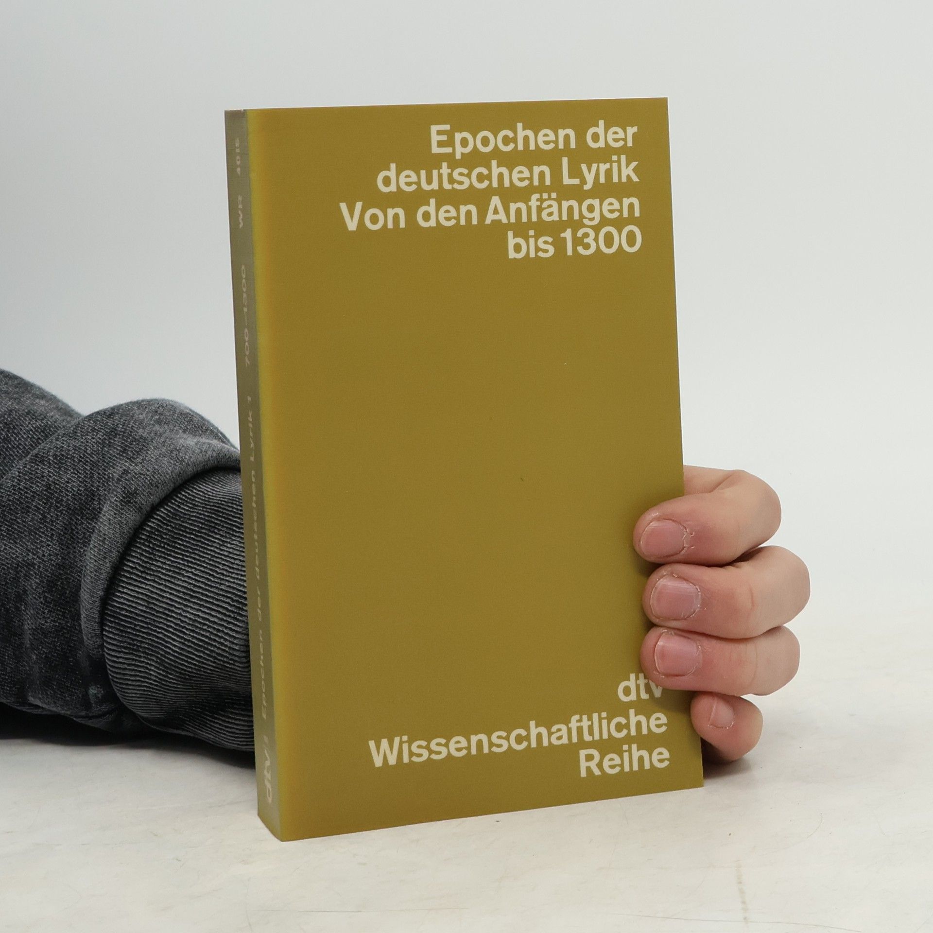 Various authors Epochen der deutschen Lyrik 1. Von den Anfängen bis 1300
