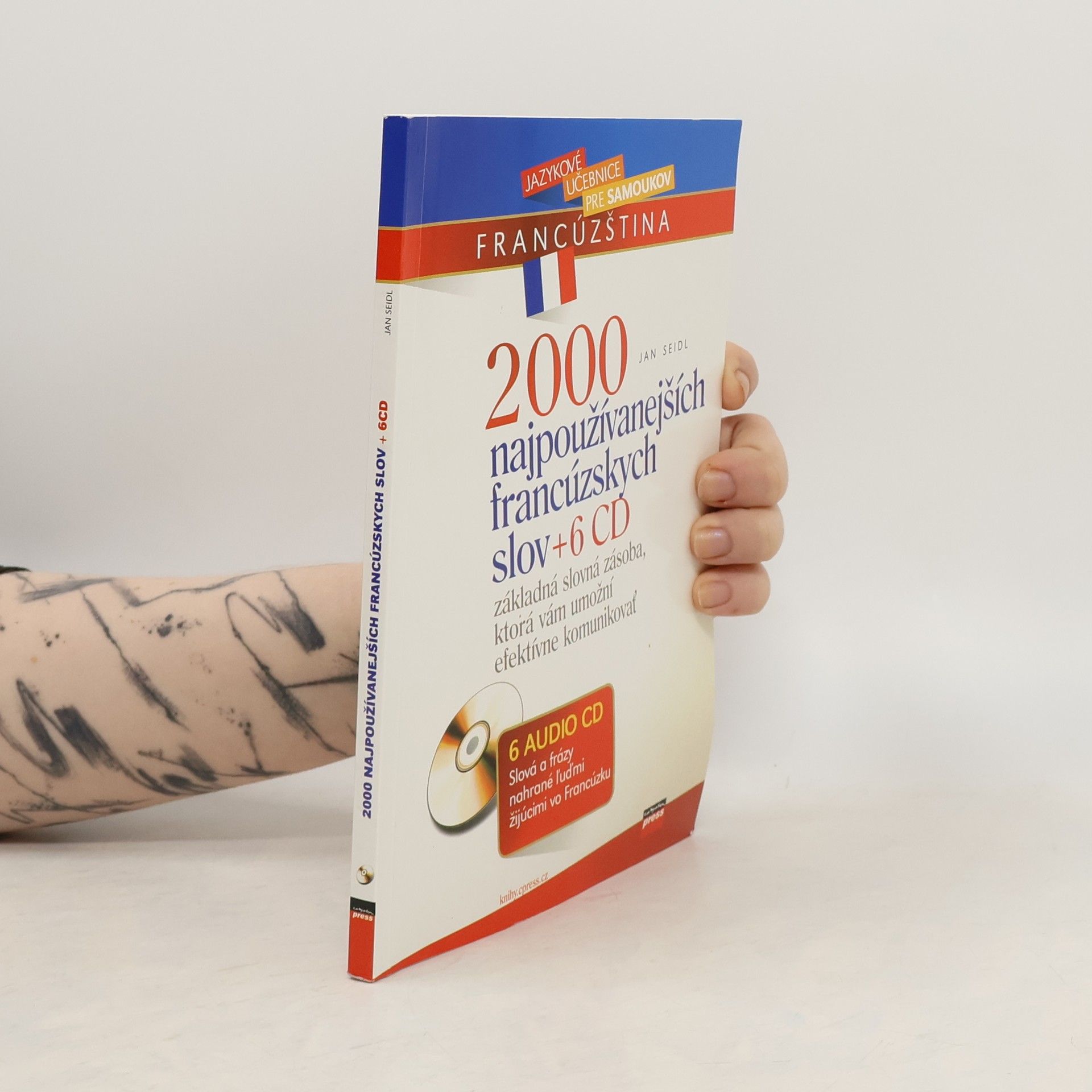 Jan Seidl 2000 najpoužívanejších francúzskych slov + 6CD