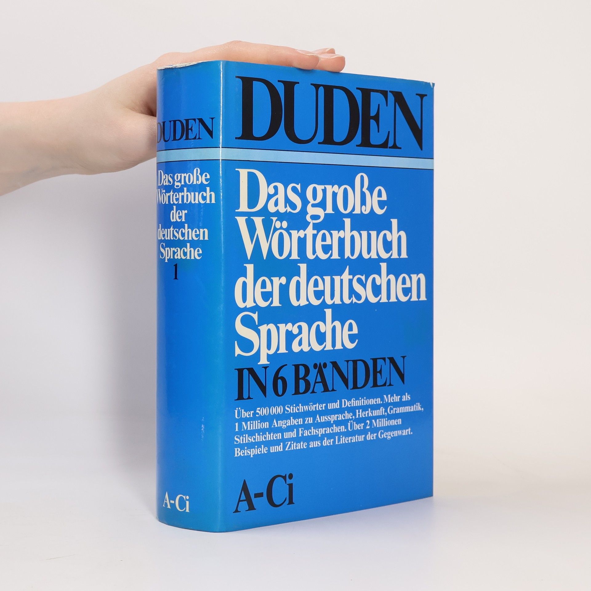 Kolektiv autorů Duden. Das grosse Wörterbuch der deutschen Sprache 1