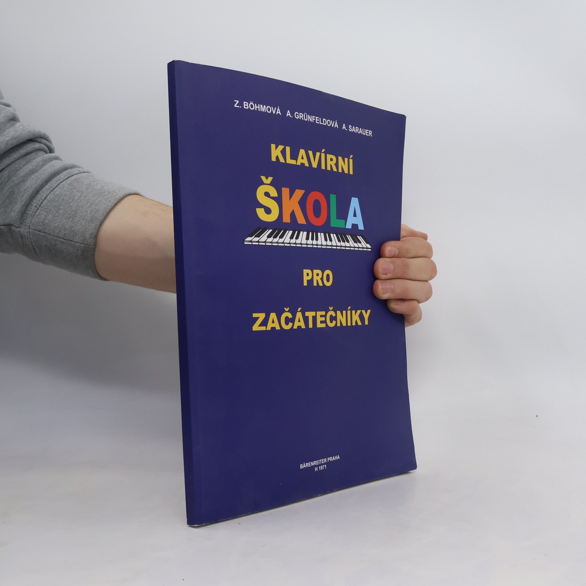 Zdeňka Bohmová Klavírní škola pro začátečníky