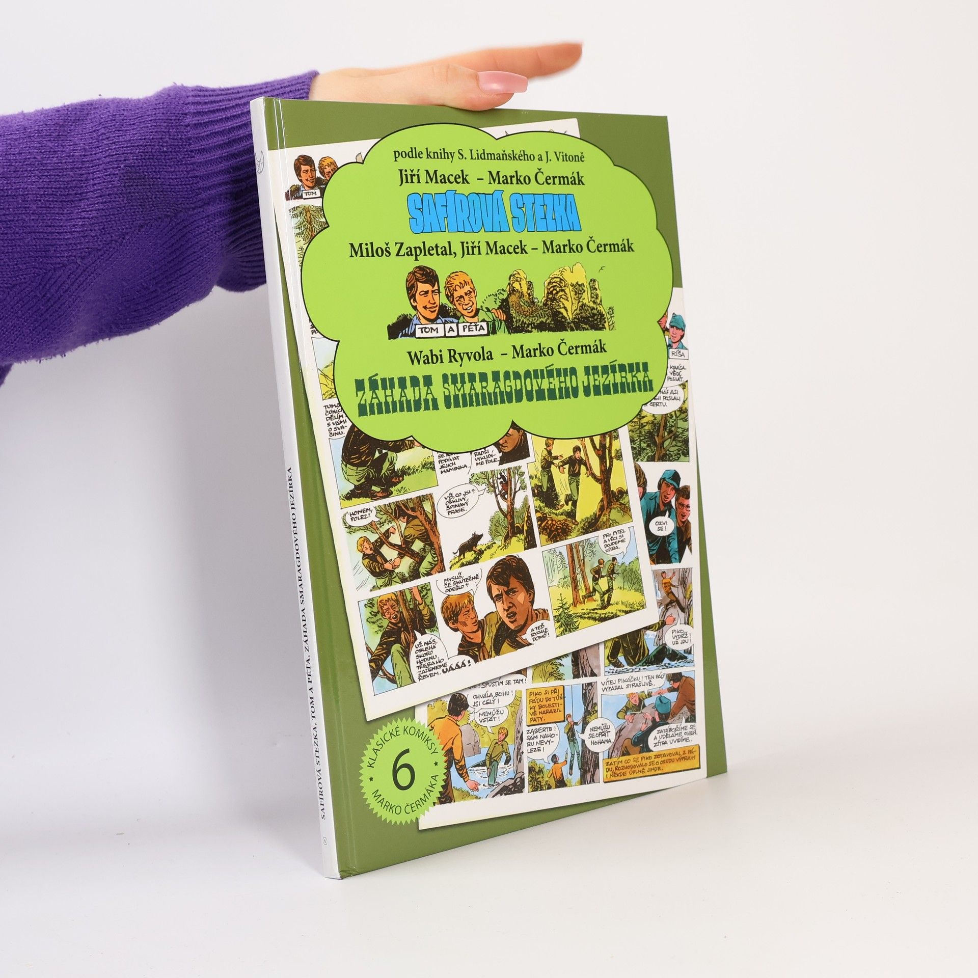 Miloš Zapletal Safírová stezka / Tom a Péťa / Záhada smaragdového jezírka