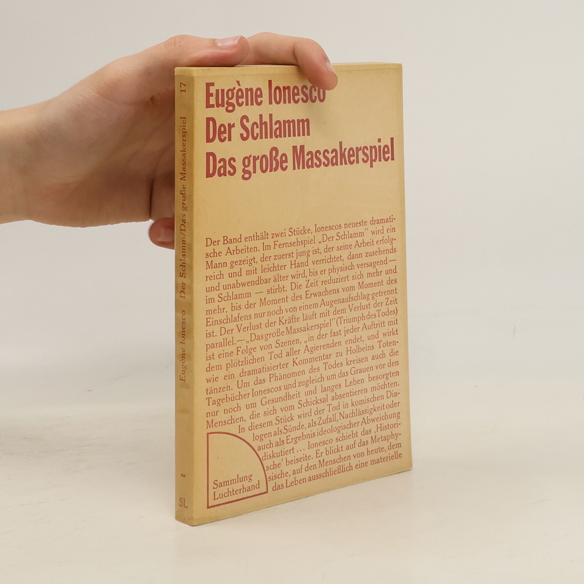 Eugène lonesco  Der Schlamm. Das große Massakerspiel