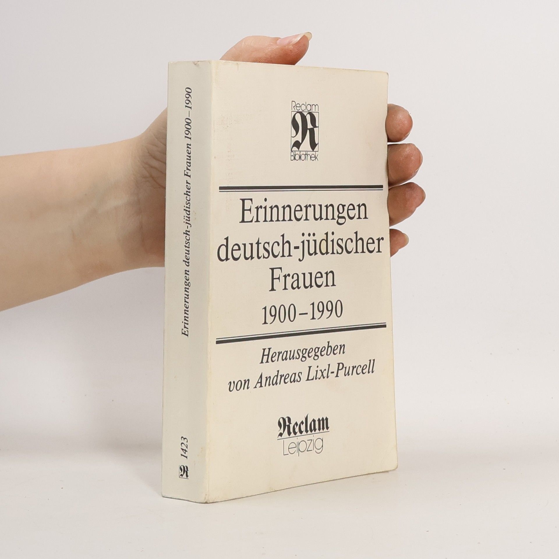 Andreas Lixl Purcell Erinnerungen deutsch-jüdischer Frauen