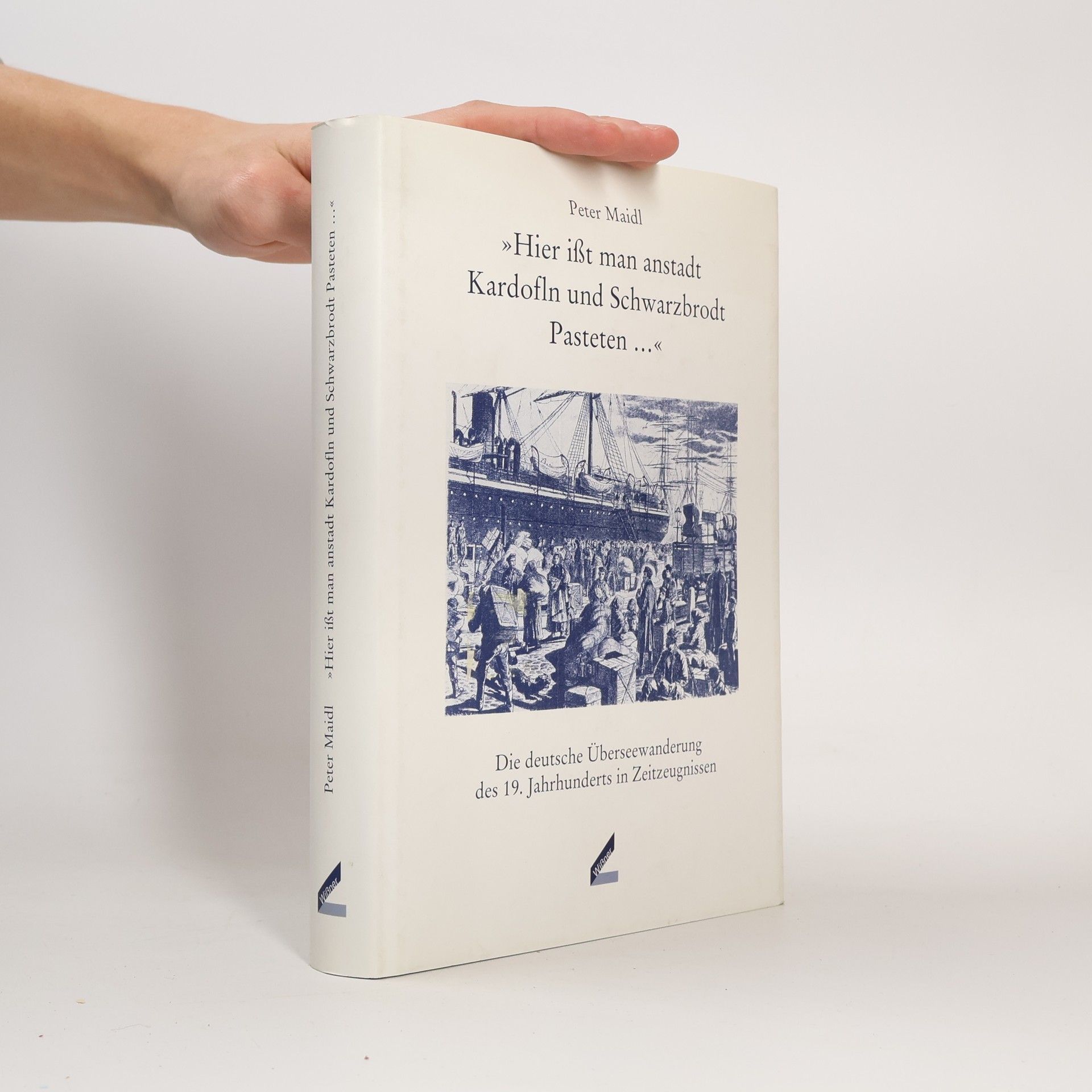 Peter Maidl Hier ißt man anstadt Kardofln und Schwarzbrodt Pasteten ...