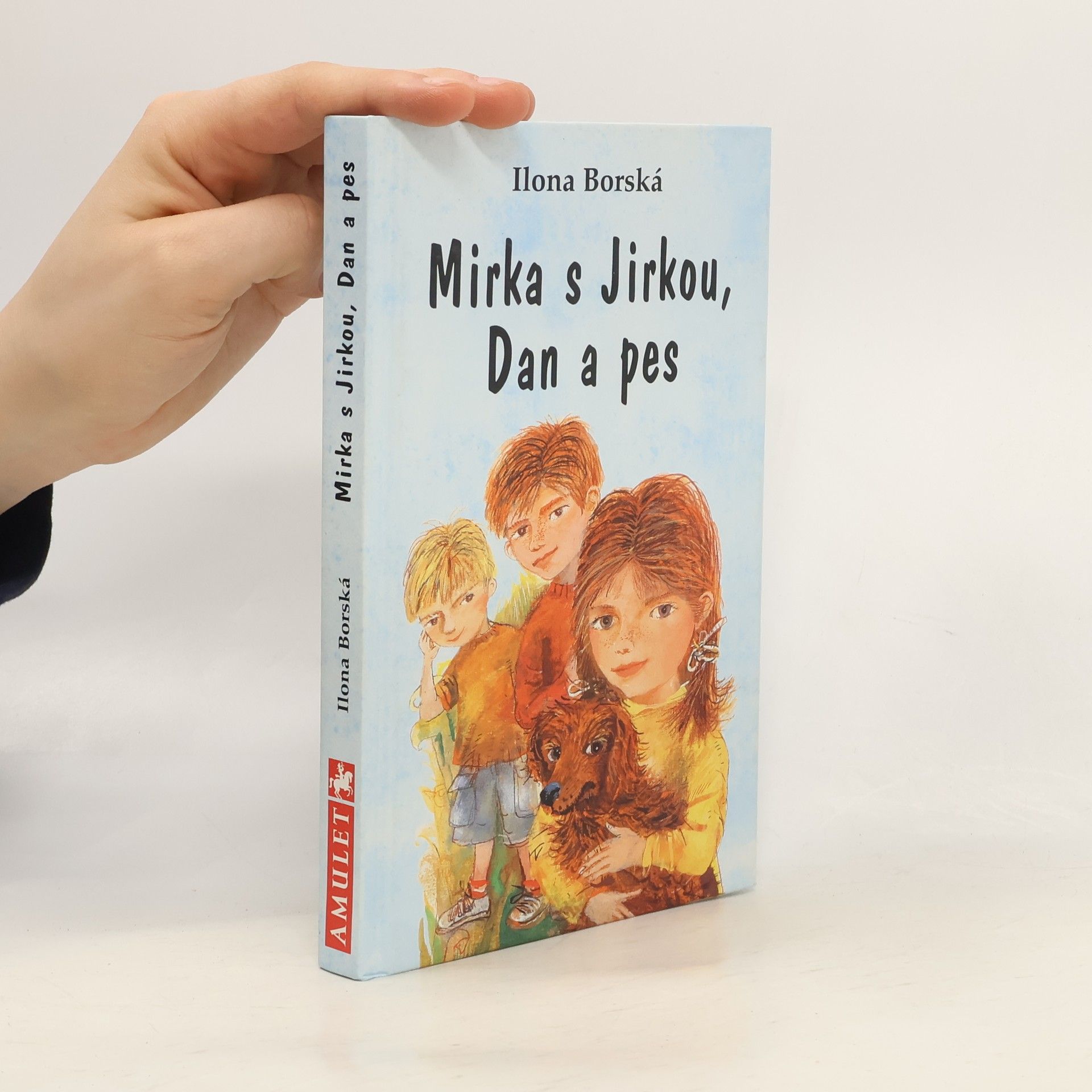 Ilona Borská Mirka s Jirkou, Dan a pes