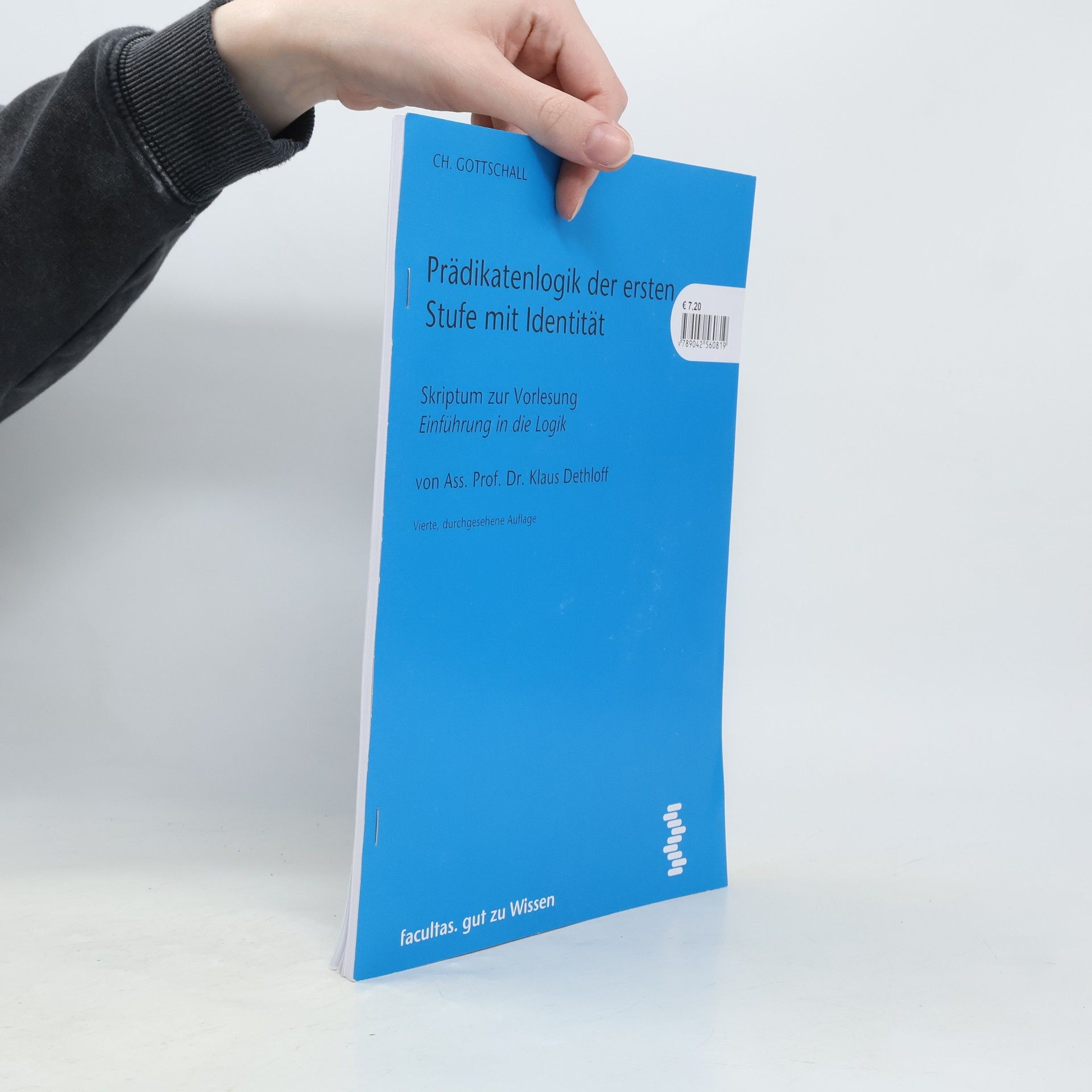 Klaus Dethloff Prädikatenlogik der ersten Stufe mit Identität