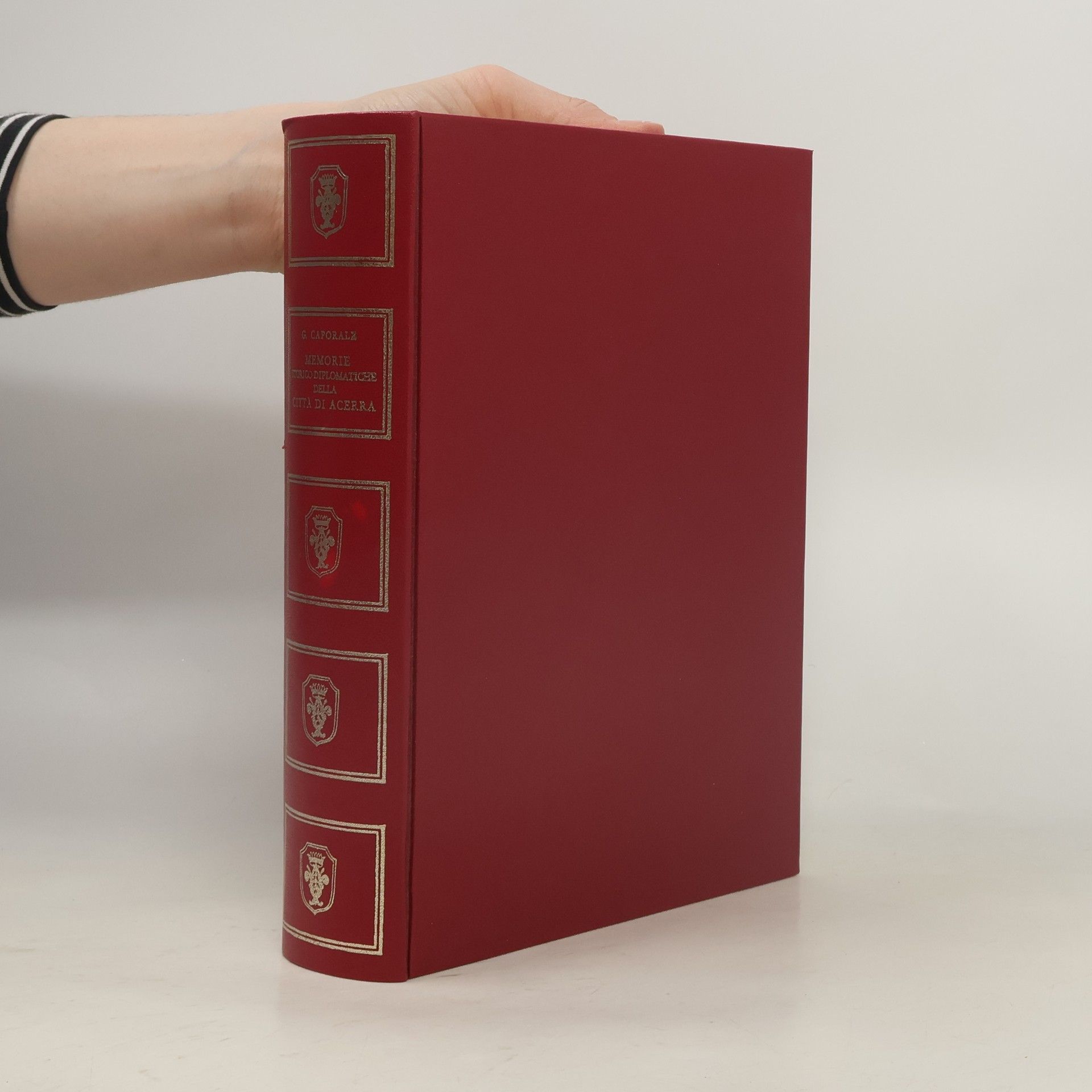 Gaetano Caporale Memorie storico-diplomatiche della citta di acerra e dei conti che la tennero in feudo