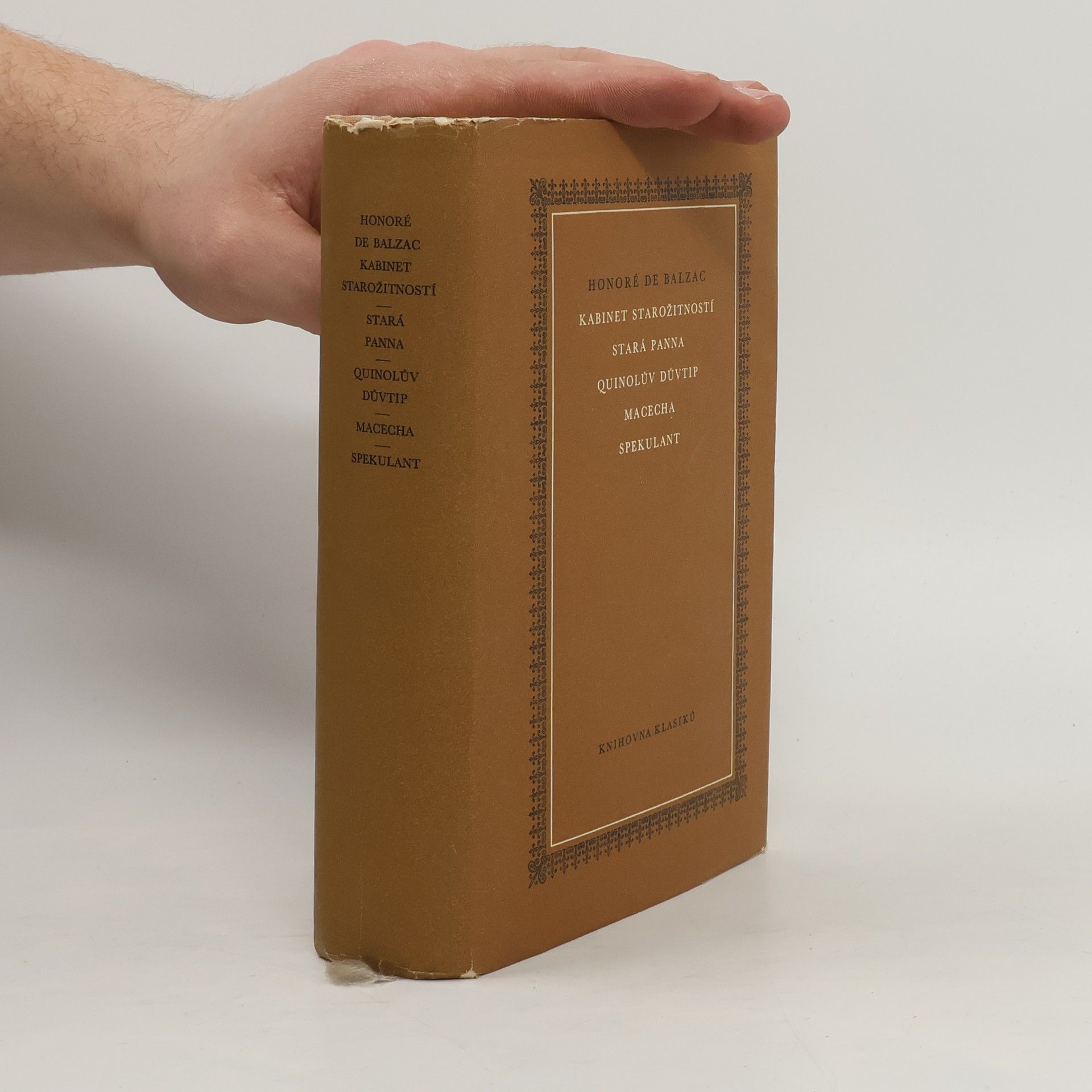 Honoré de Balzac Kabinet starožitností. Stará panna. Quinolův důvtip. Macecha. Spekulant