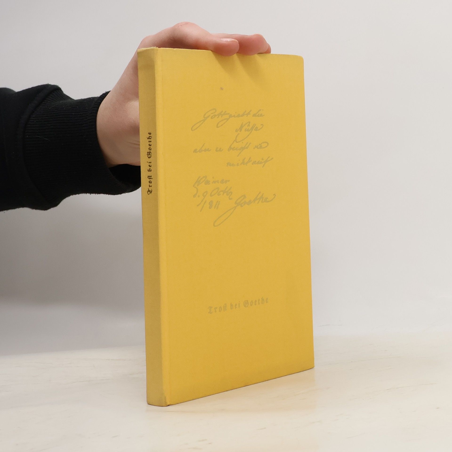 Johann Wolfgang von Goethe Trost bei Goethe. Gibt die Nüsse aber er beißt sie nicht auf.