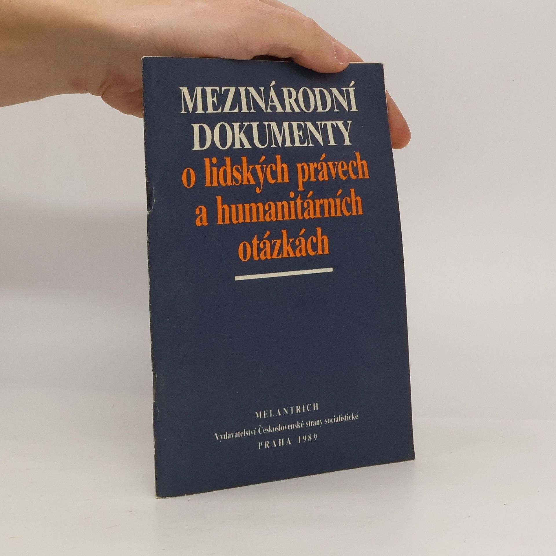Kolektiv autorů Mezinárodní dokumenty o lidských právech a humanitárních otázkách