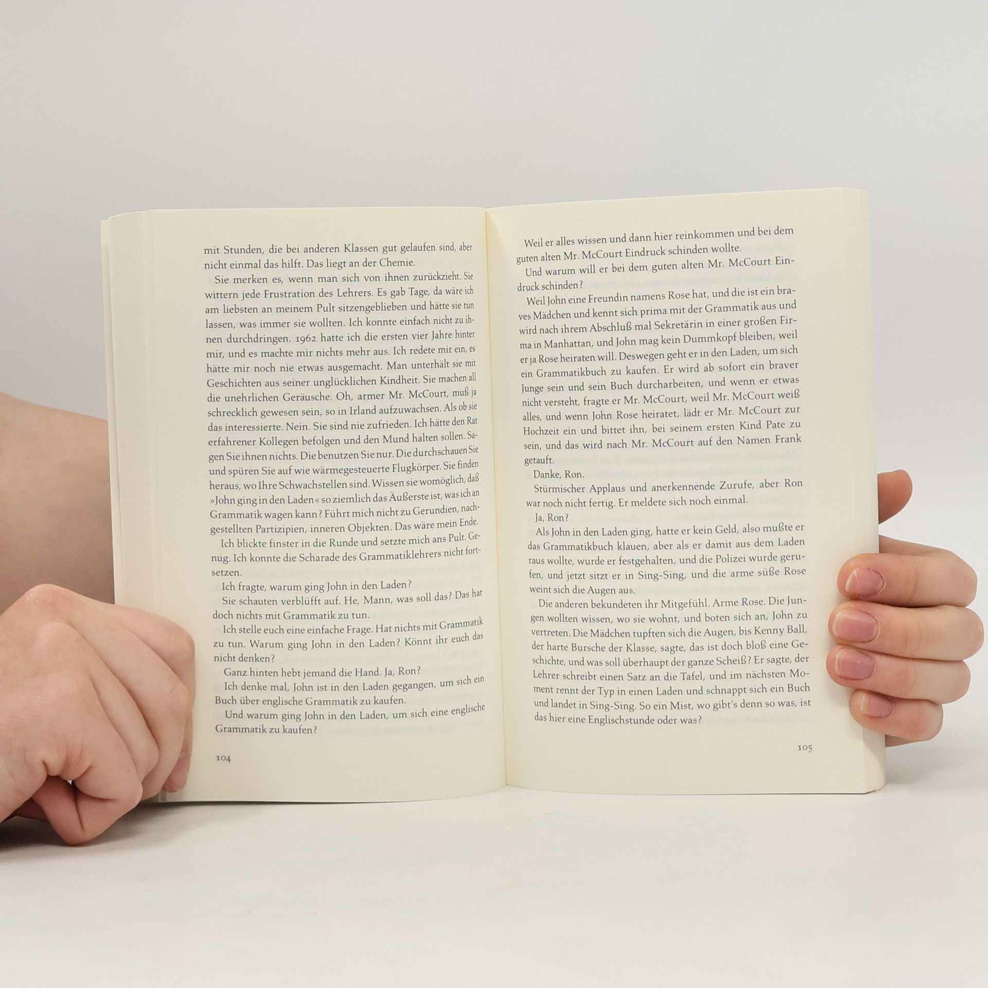 Frank McCourt Tag und Nacht und auch im Sommer