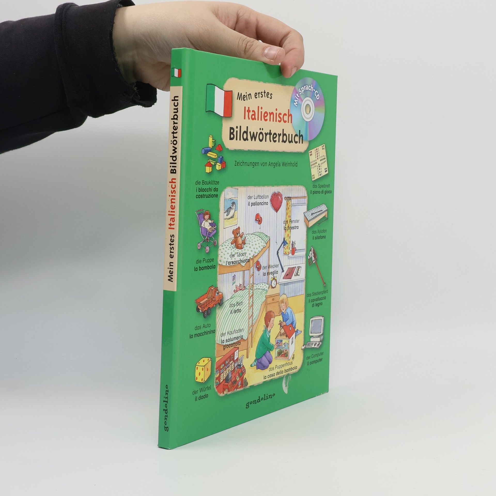 Angela Weinhold Mein erstes Italienisch Bildwörterbuch, m. Audio-CD