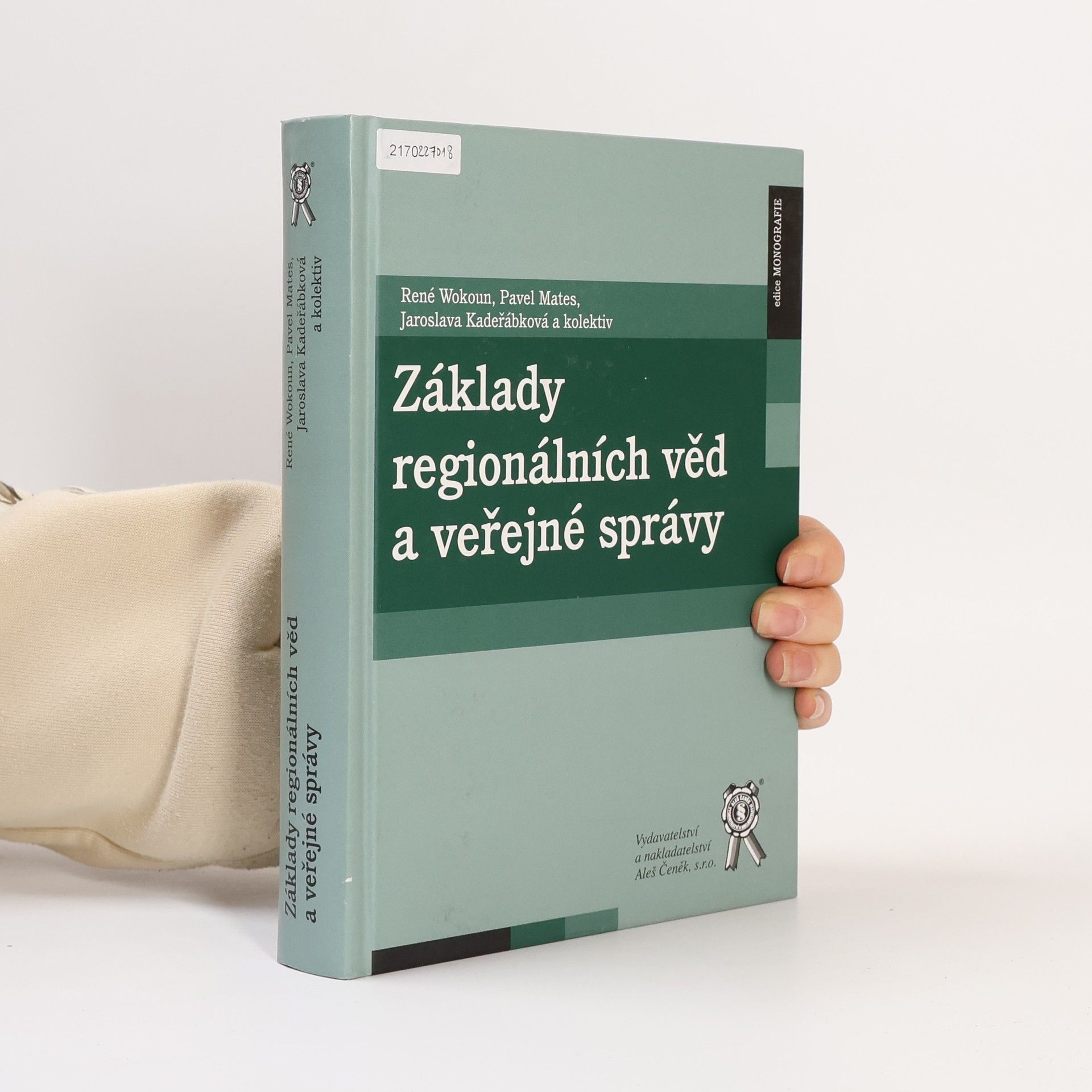 René Wokoun Základy regionálních věd a veřejné správy