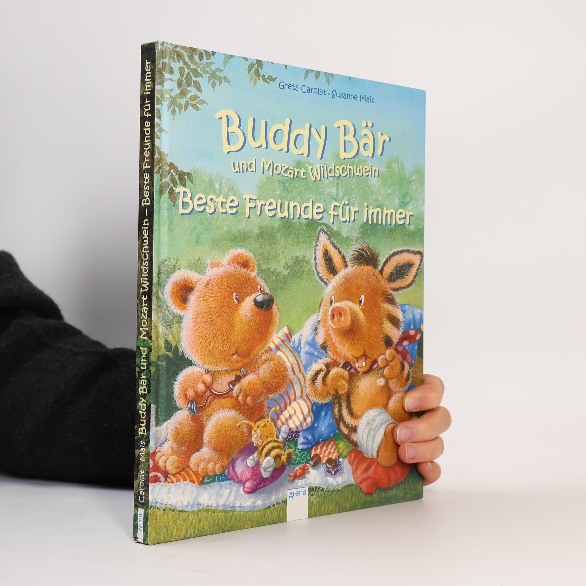 Greta Carolat Buddy Bär und Mozart Wildschwein - beste Freunde für immer