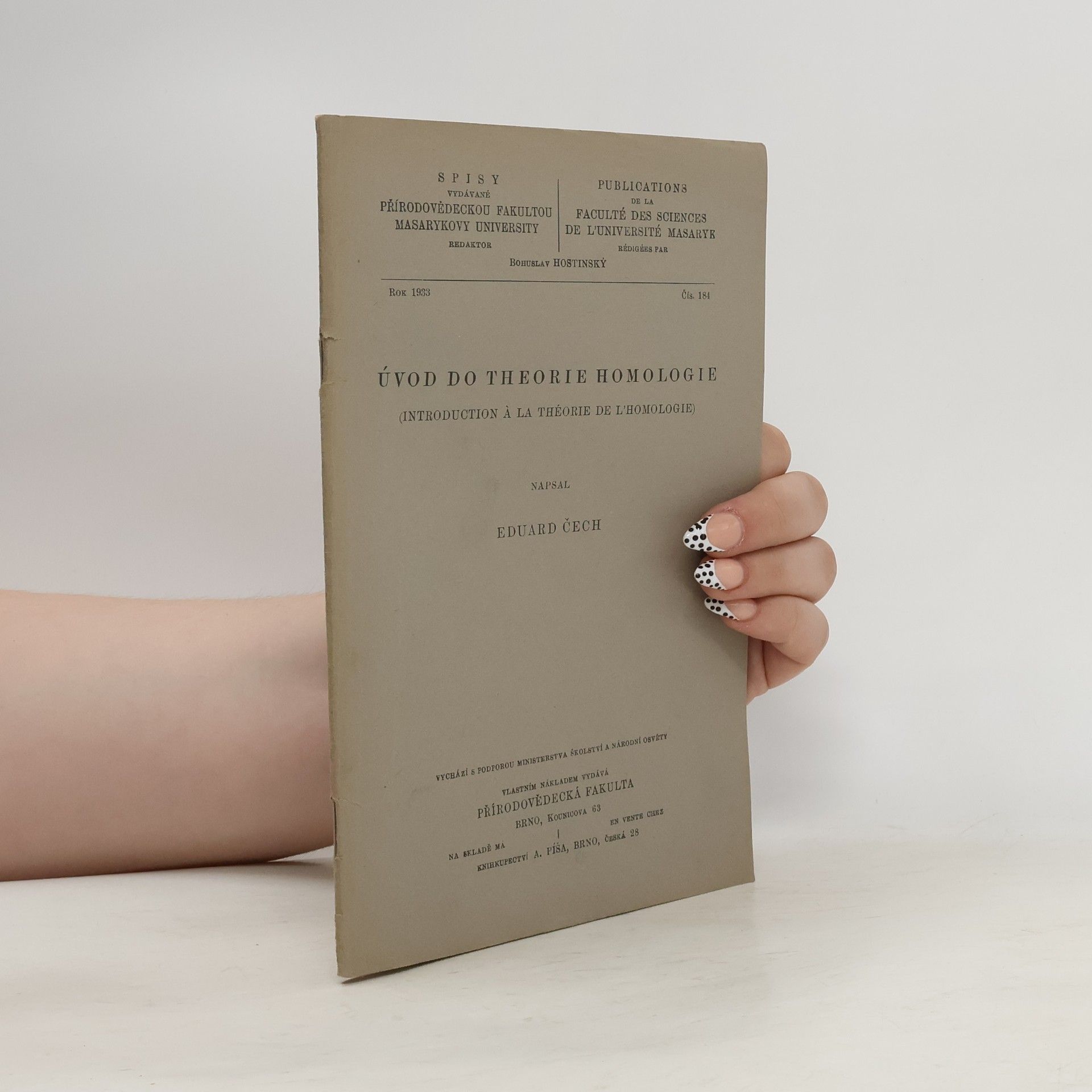 Eduard Čech Úvod do theorie homologie