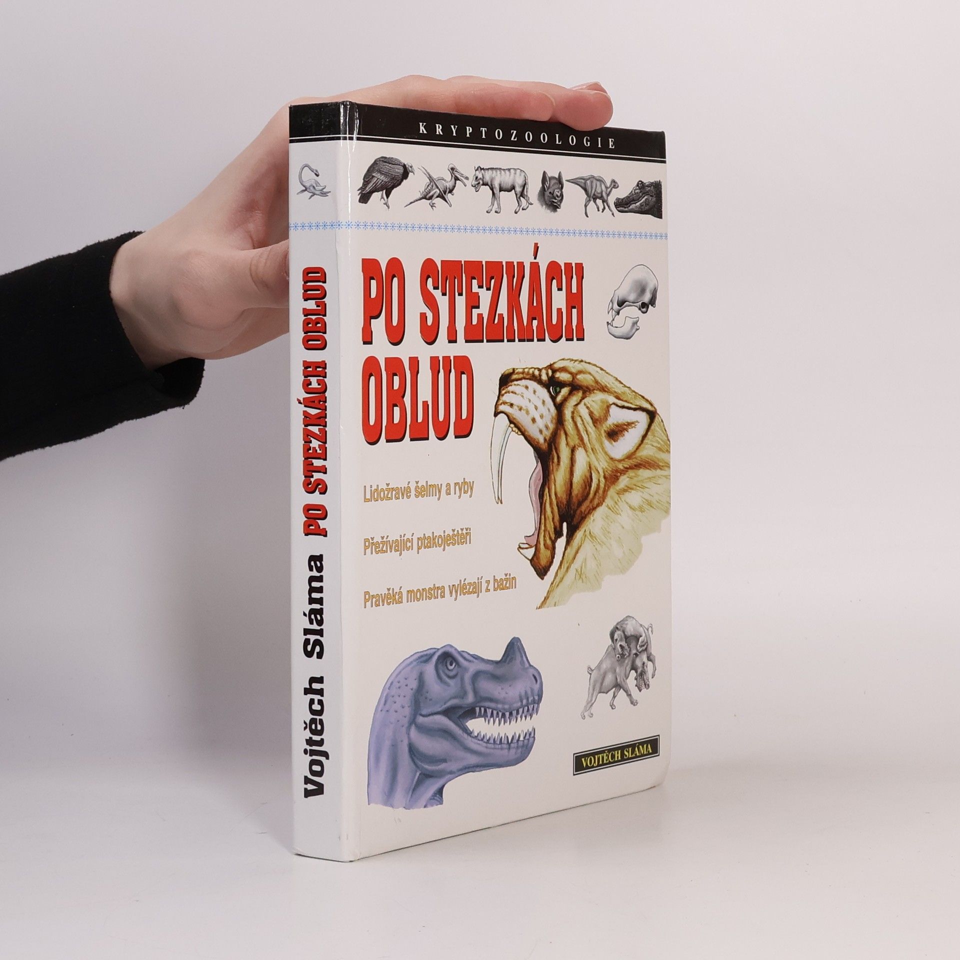Vojtěch Sláma Po stezkách oblud : pravěká monstra vylézají z bažin, lidožravé šelmy a ryby, přežívající ptakoještěři