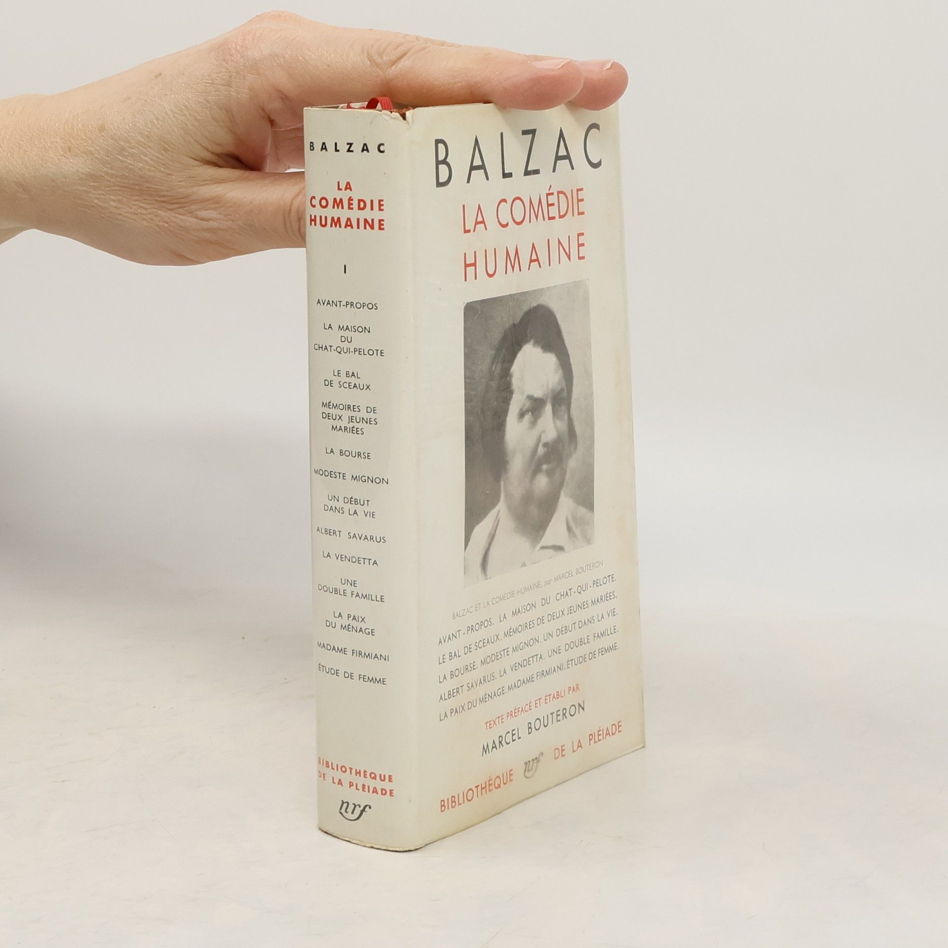 Honoré de Balzac La Comédie Humaine I.