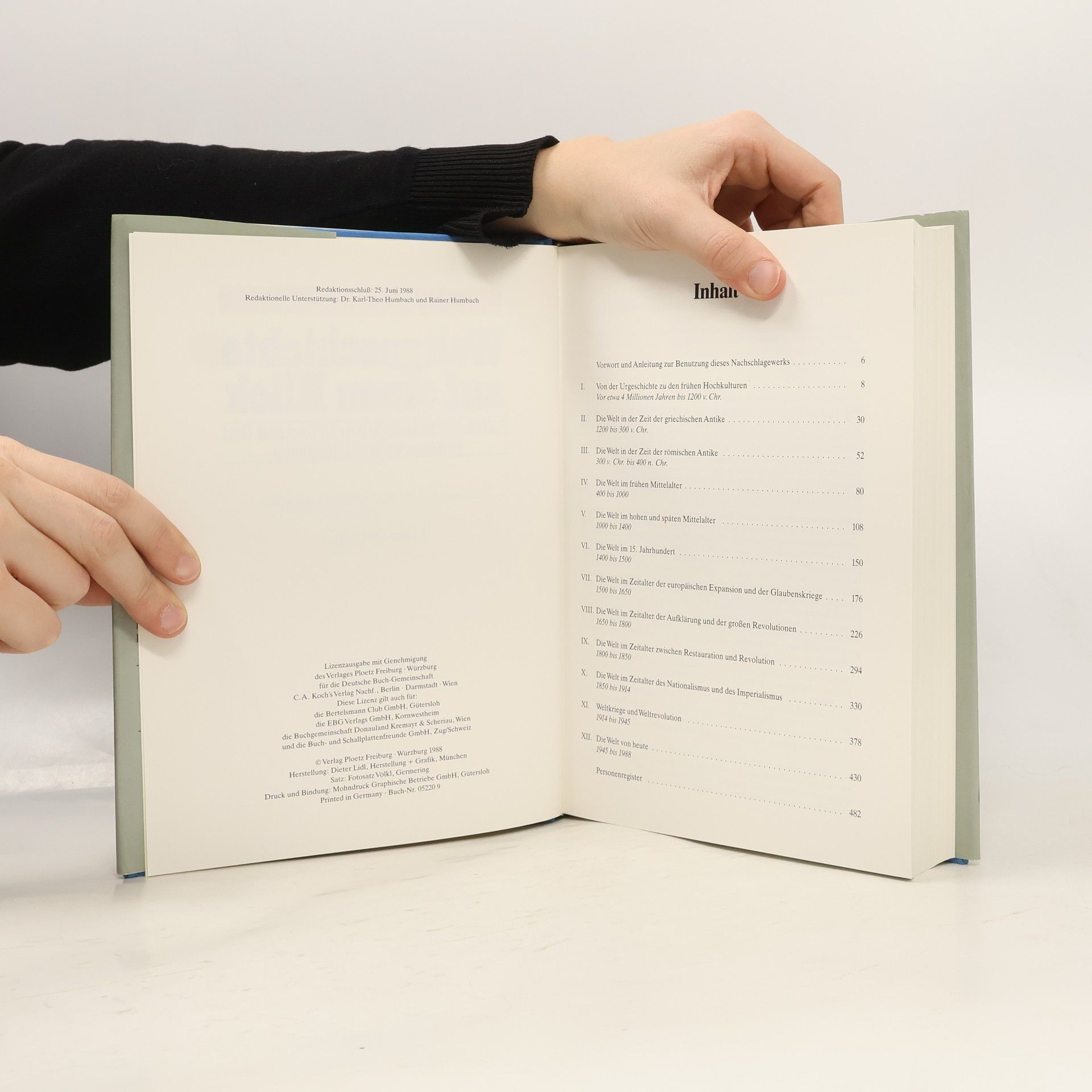 Autorenkollektiv Weltgeschichte auf einen Blick