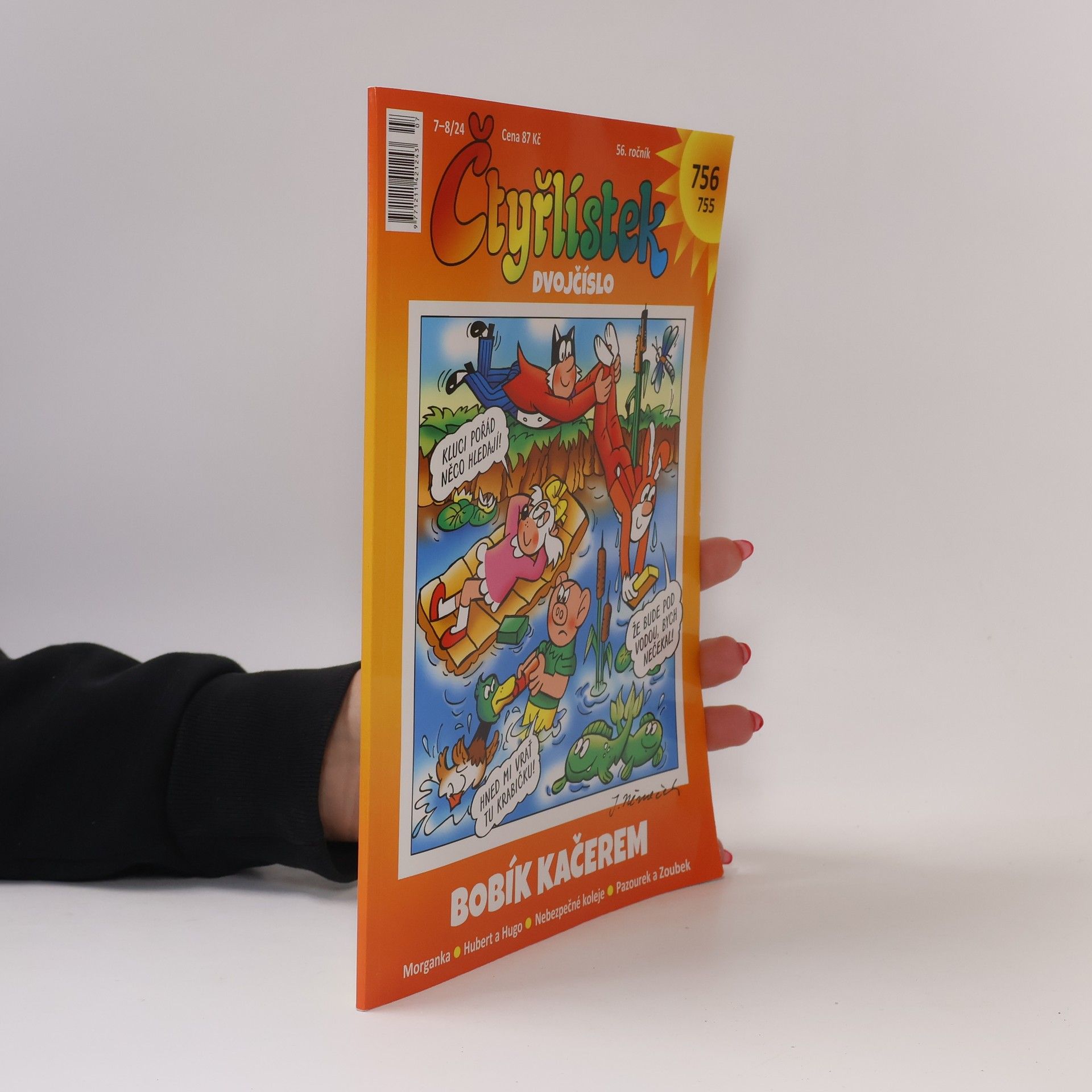 Jaroslav Němeček Čtyřlístek 755-756. Bobík kačerem