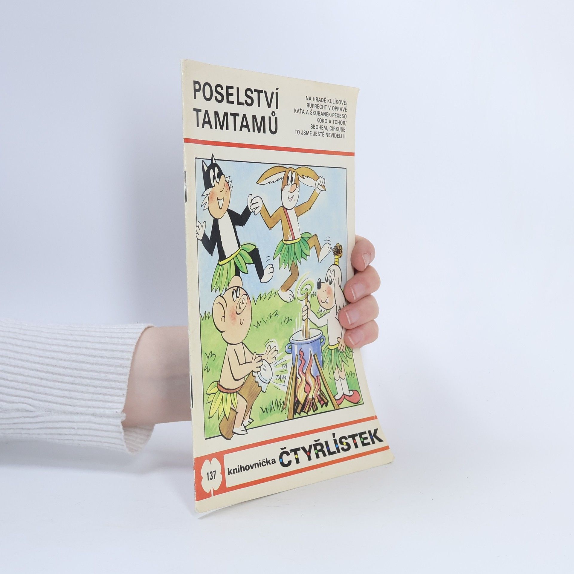 Jaroslav Němeček Čtyřlístek č. 137. Poselství Tamtamů