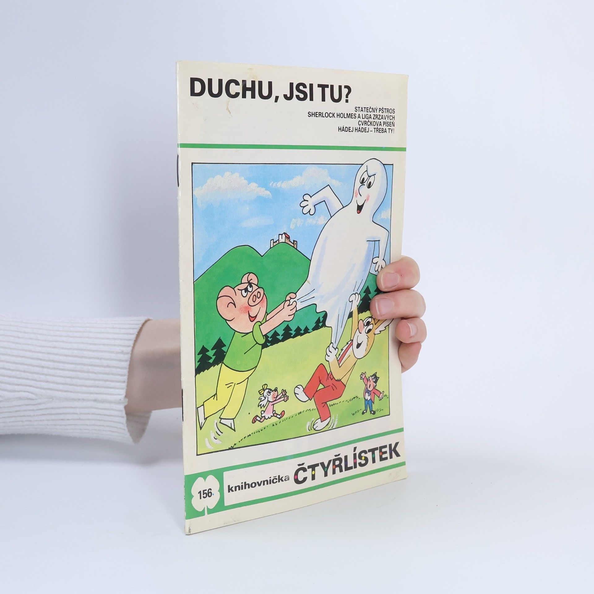 Jaroslav Němeček Čtyřlístek 156. Duchu, jsi tu?