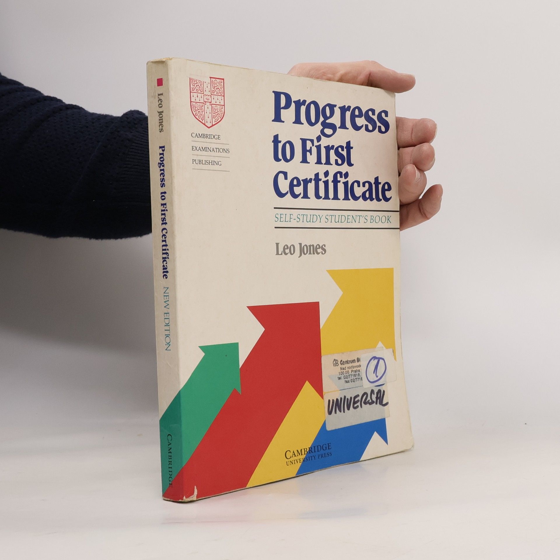 Leo Jones Progress to first certificate: Self-study student's book