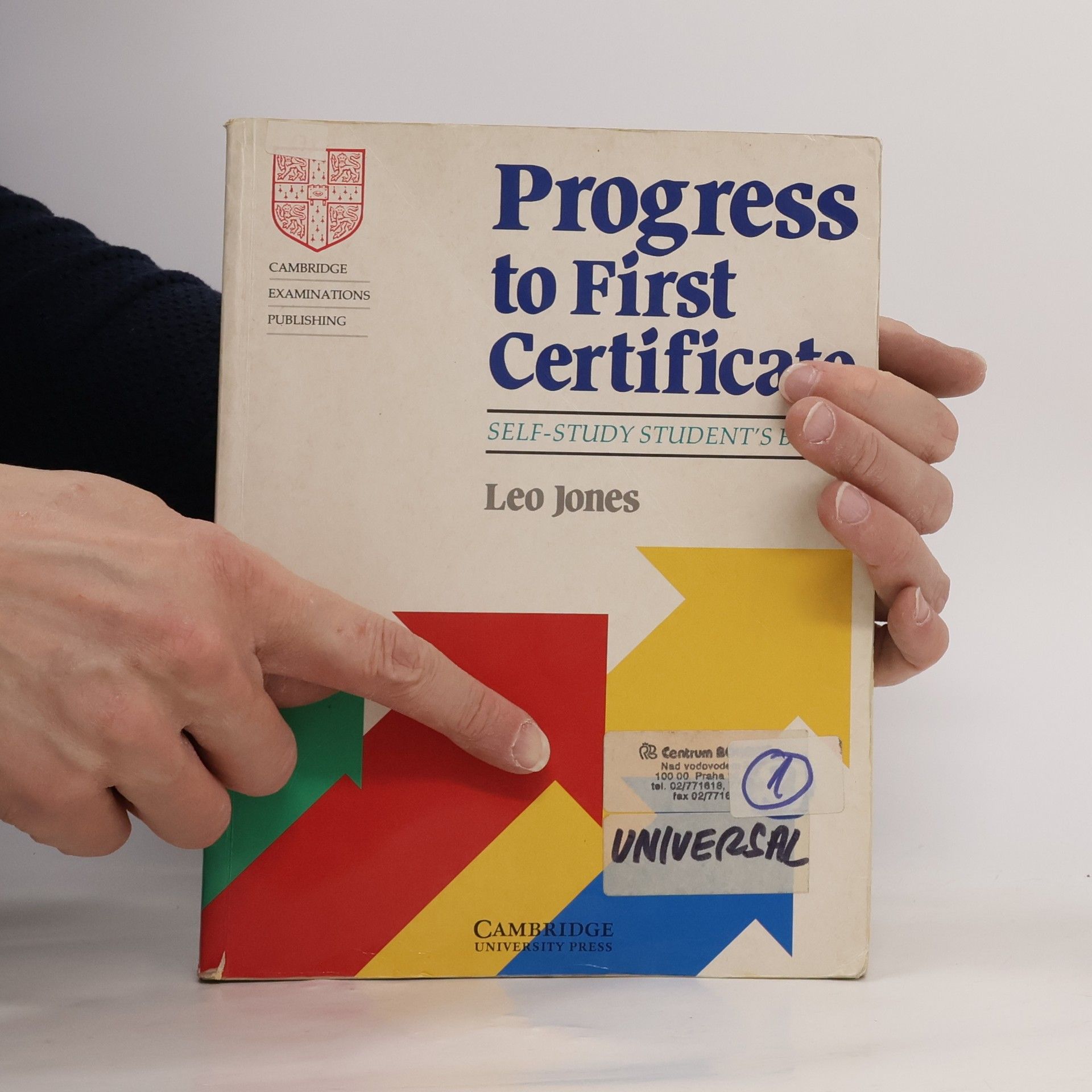 Leo Jones Progress to first certificate: Self-study student's book