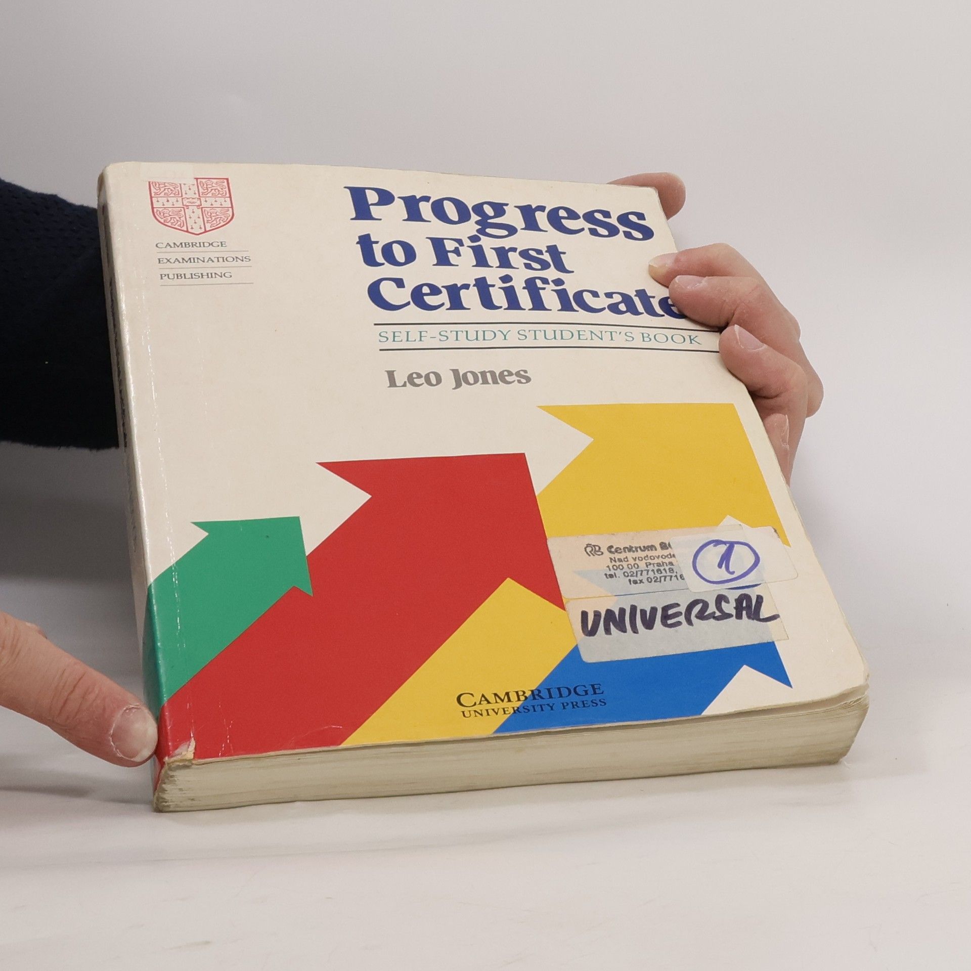 Leo Jones Progress to first certificate: Self-study student's book