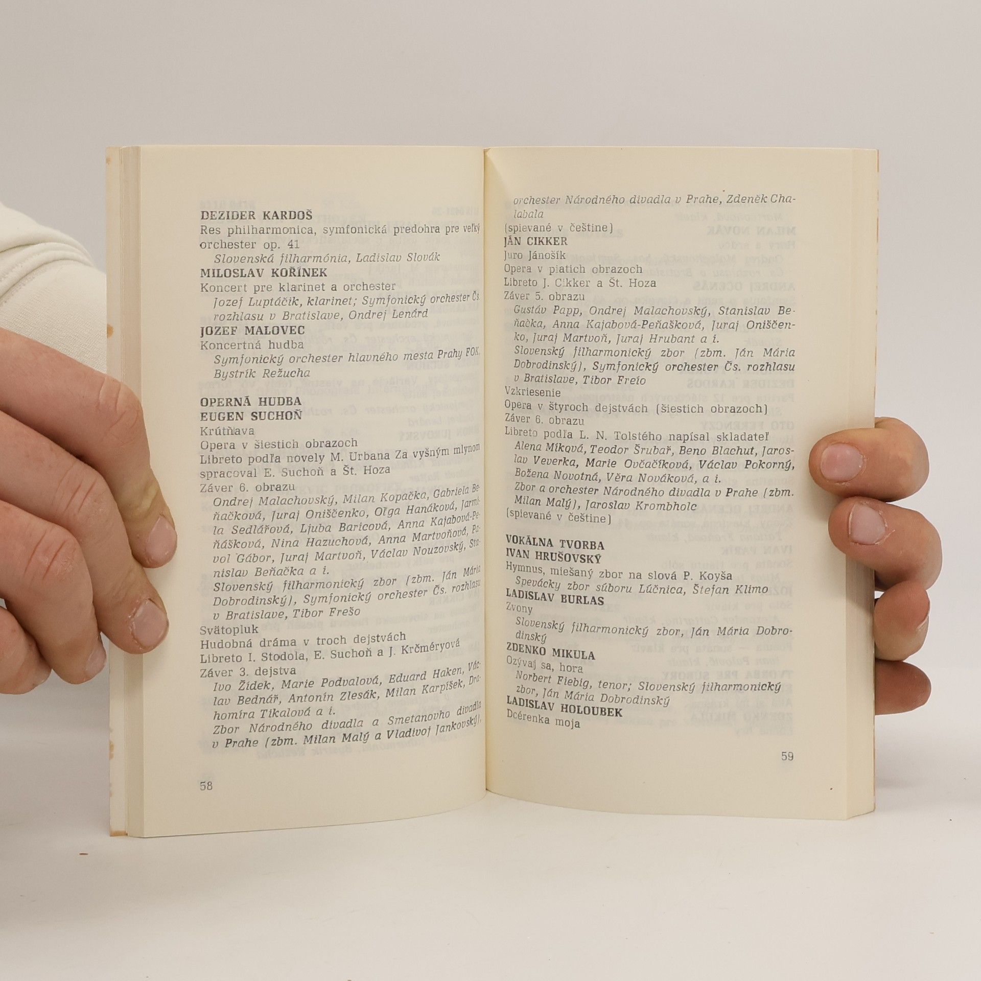 Various authors Katalog gramofonových platní. Vážná hudba