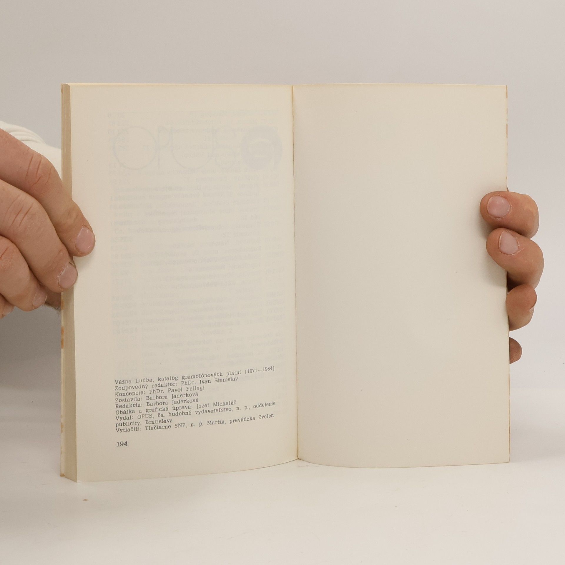 Various authors Katalog gramofonových platní. Vážná hudba