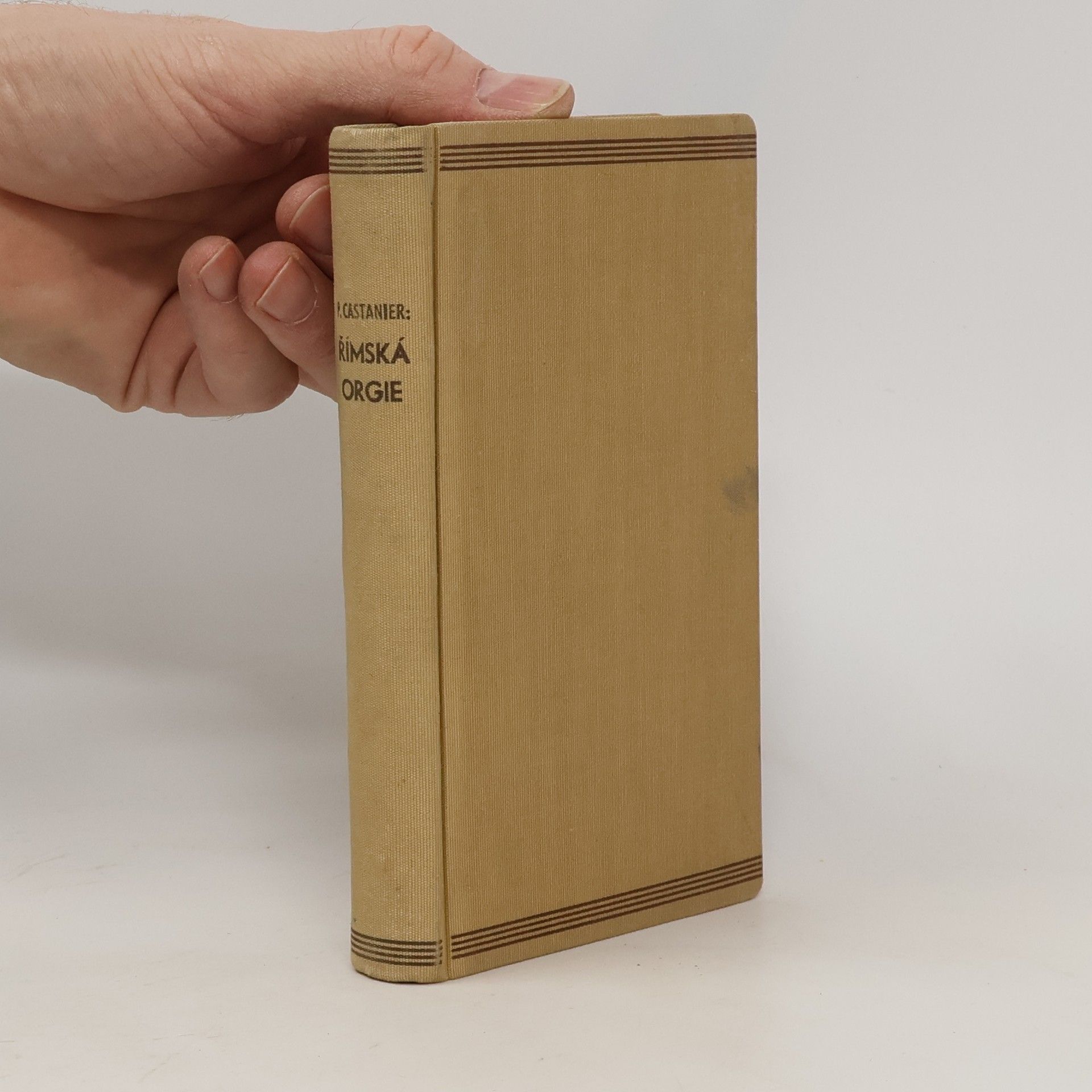 Prosper Castanier Římská orgie