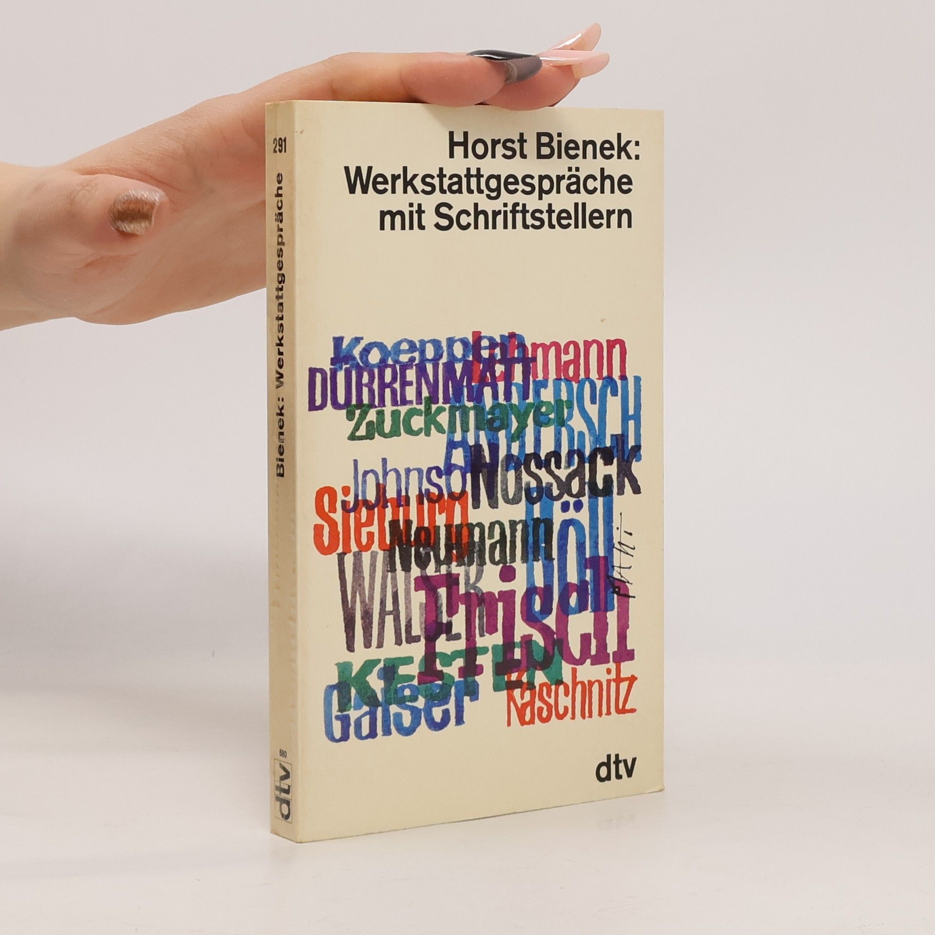 Horst Bienek Werkstattgespräche mit Schriftstellern