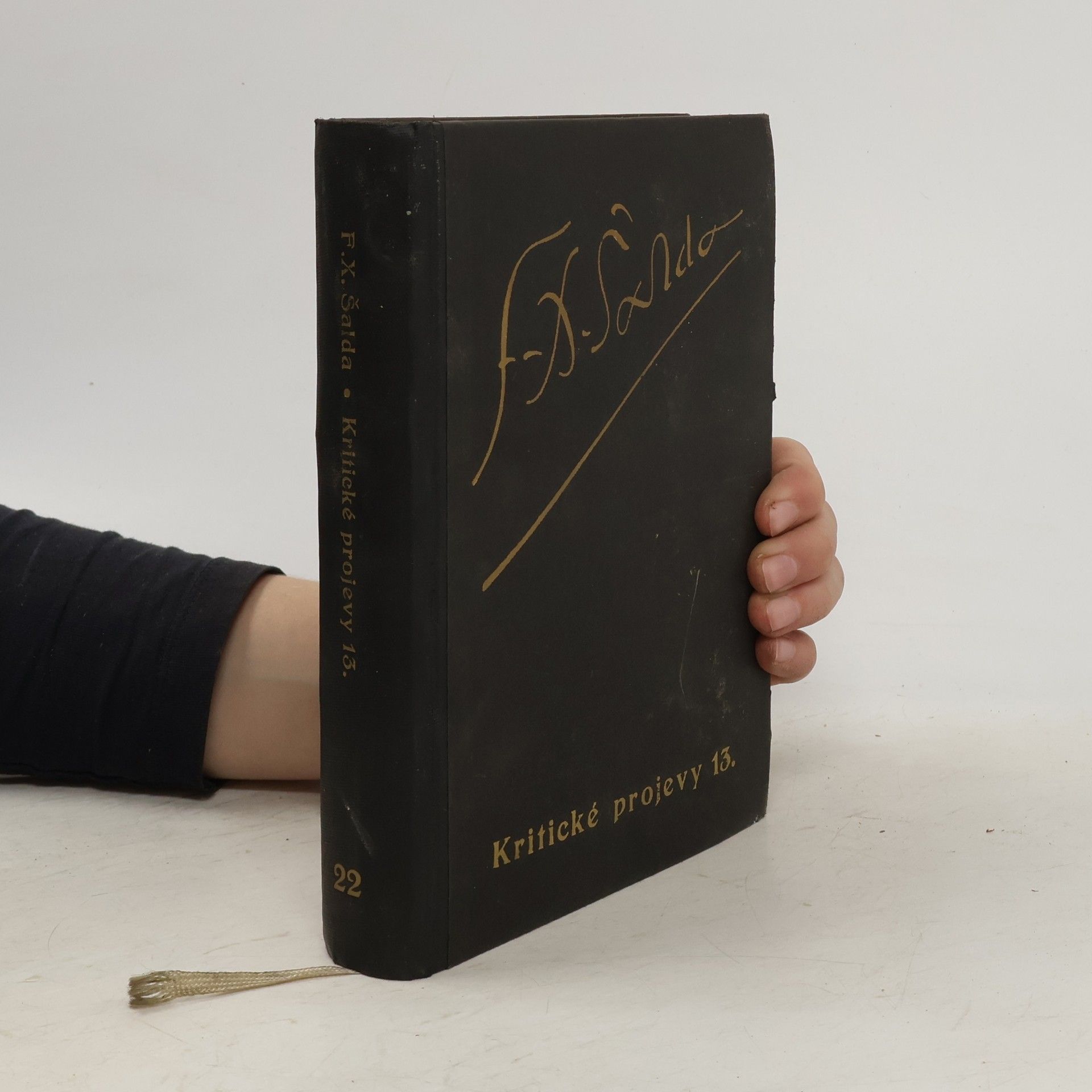 František Xaver Šalda Soubor díla F. X .Šaldy 13. Kritické projevy-4. 1898-1900
