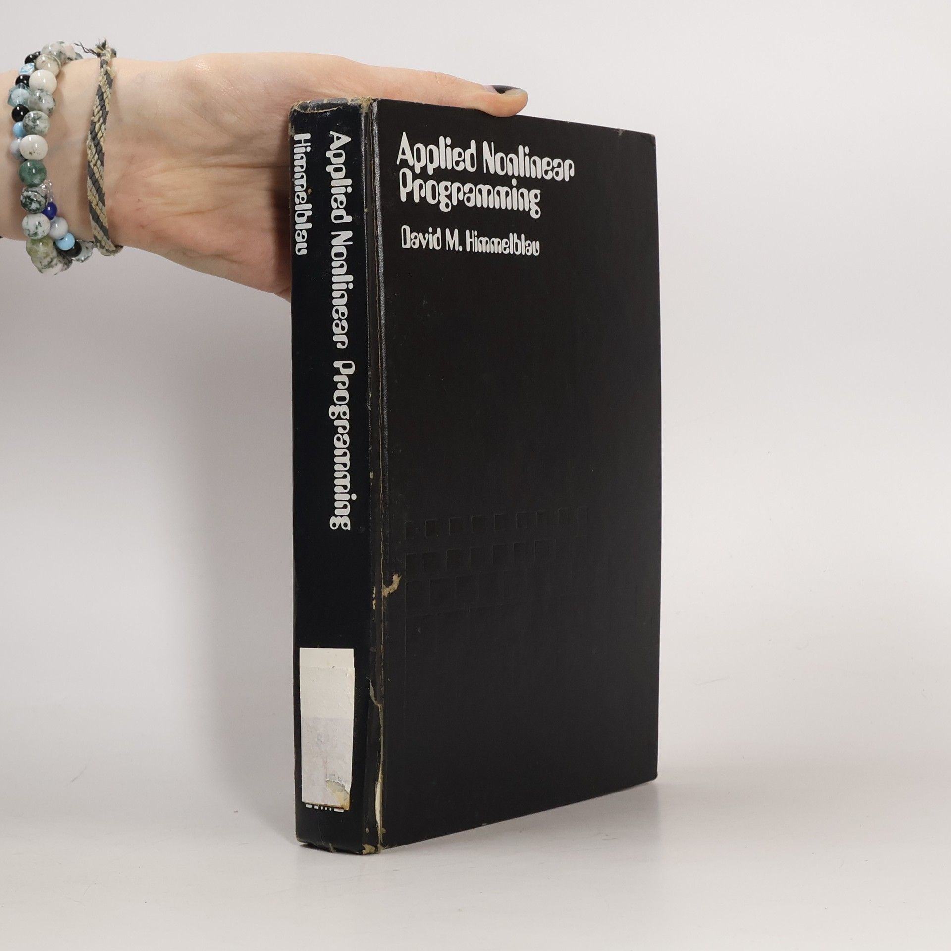 David Mautner Himmelblau Applied Nonlinear Programming