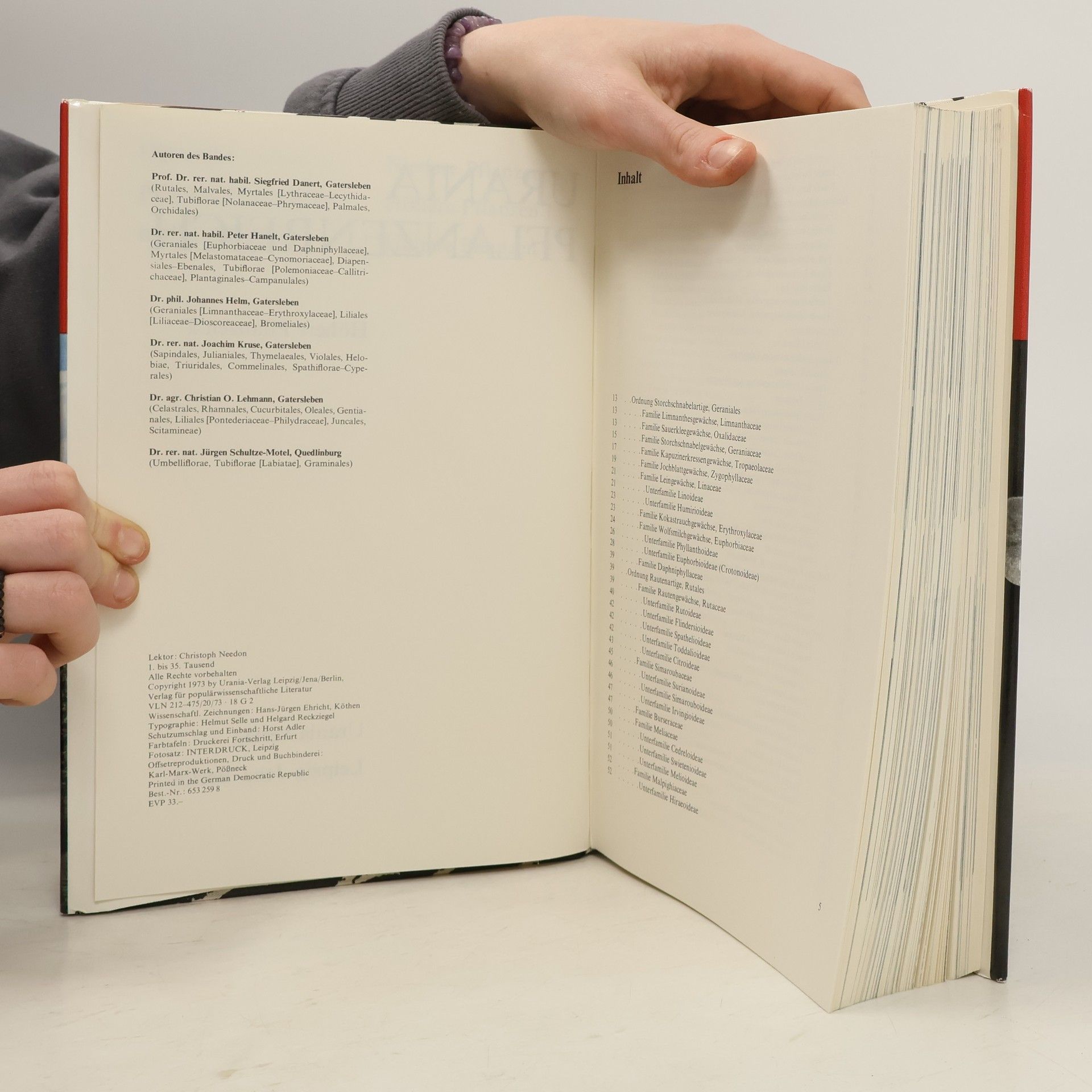 Various authors Urania Pflanzenreich: Höhere Pflanzen 1