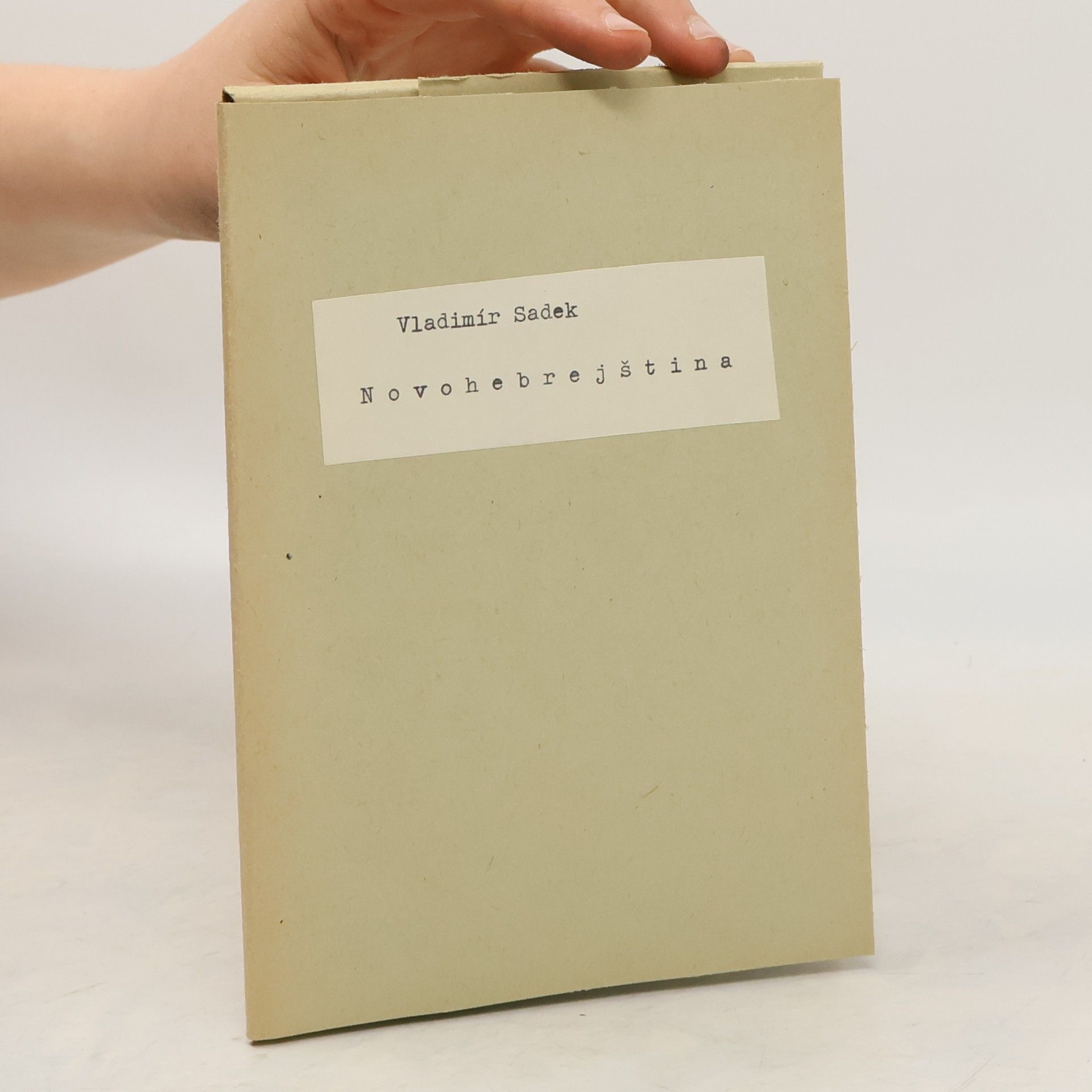 Vladimír Sadek Novohebrejština