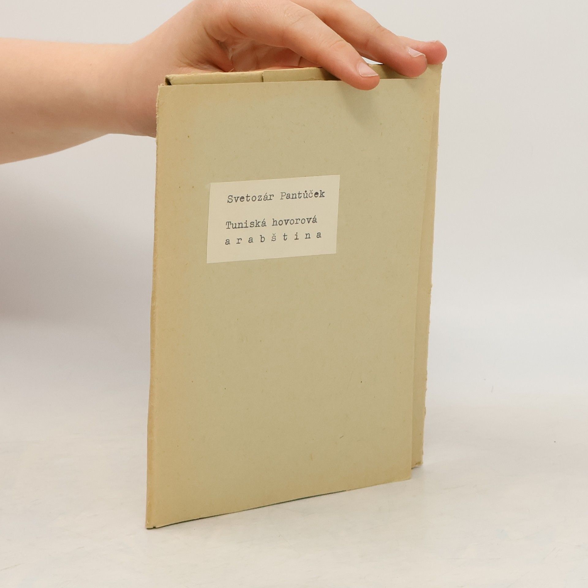 Svetozár Pantůček Tuniská hovorová arabština