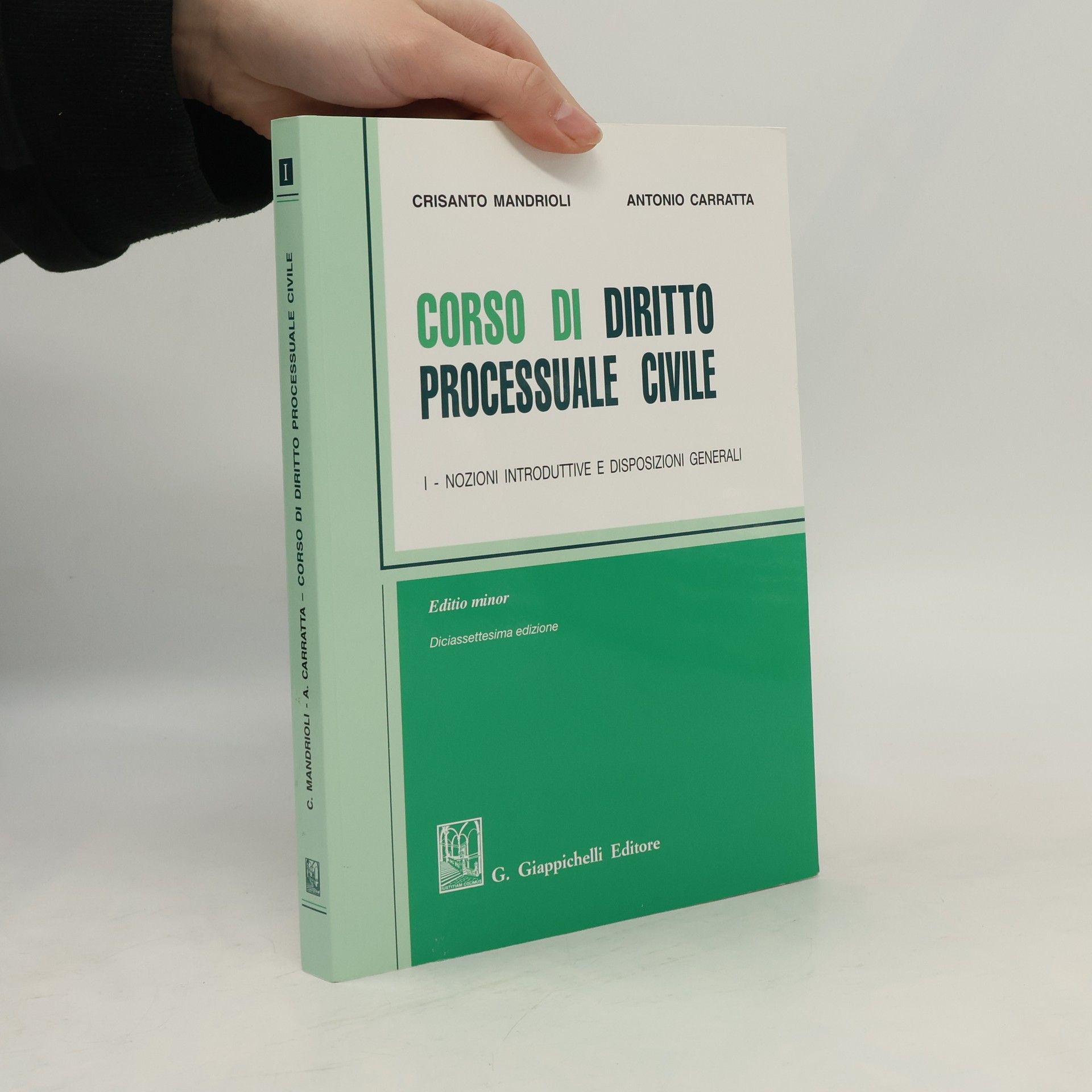 Crisanto Mandrioli Corso di diritto processuale civile. Ediz. minore