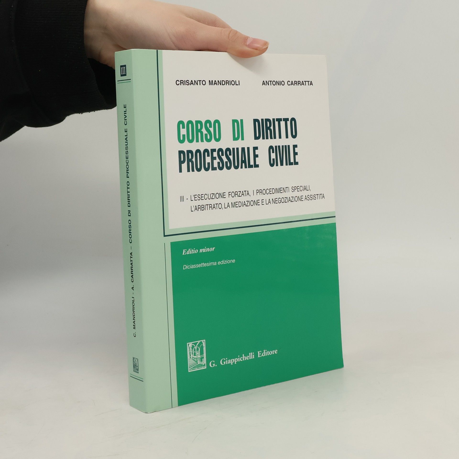 Crisanto Mandrioli Corso di diritto processuale civile