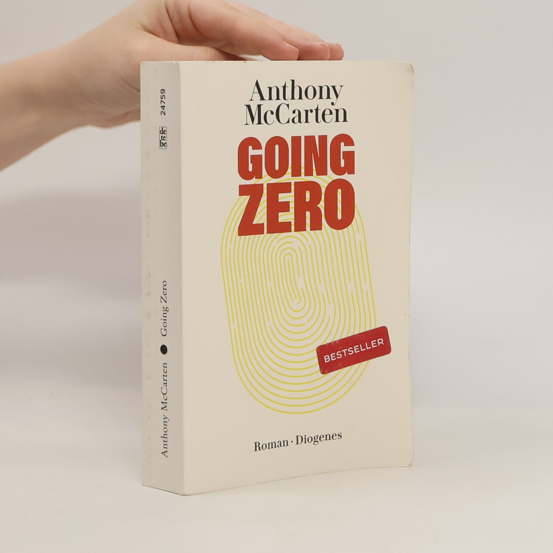 Anthony McCarten Going Zero